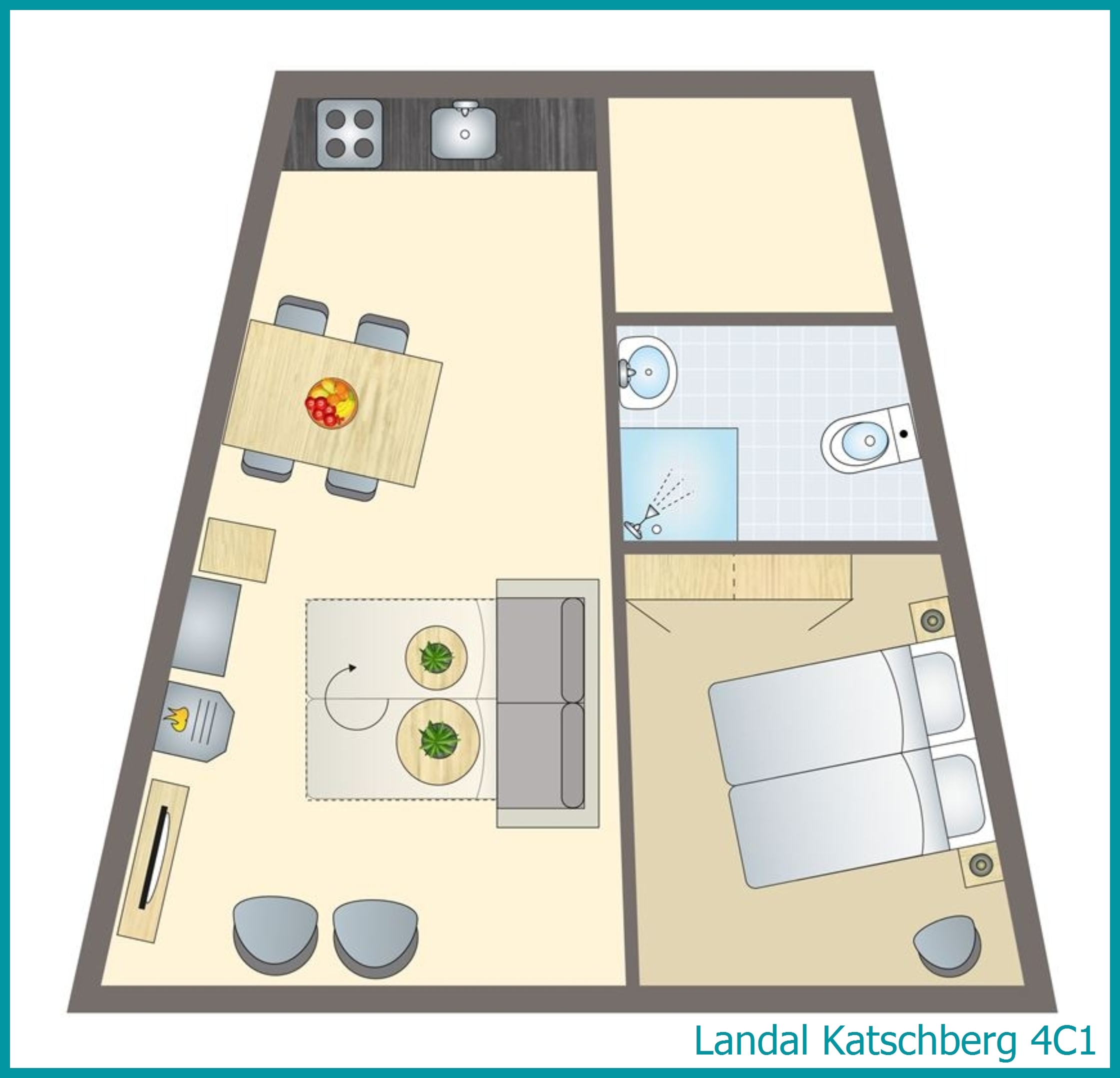 4-persoons appartement 4C1 in Katschberg