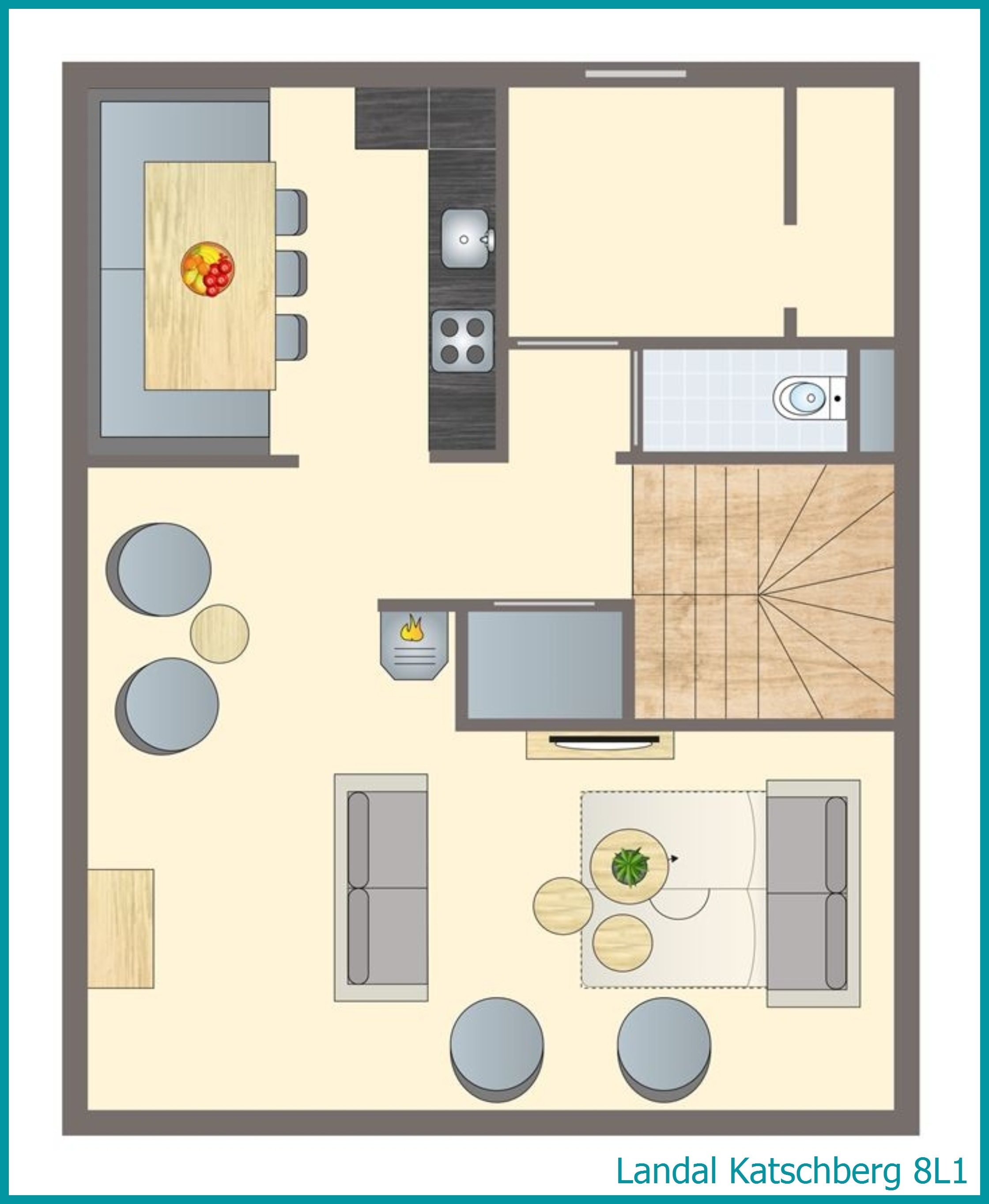 8-persoons appartement 8L1 in Katschberg