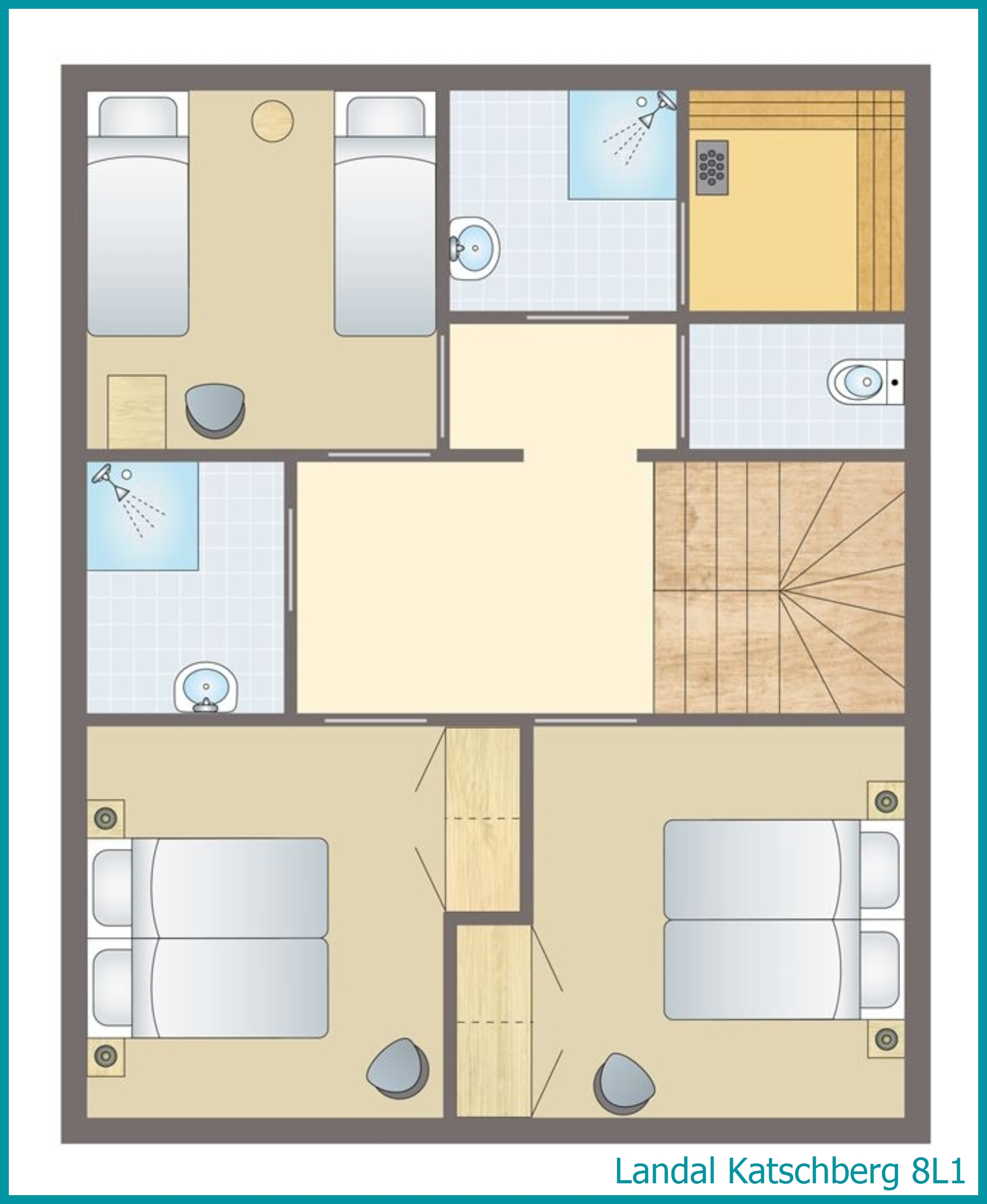 8-persoons appartement 8L1 in Katschberg