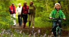 Wandelen en fietsen faciliteiten in Kielder Waterside