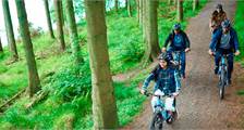 Wandelen en fietsen faciliteiten in Kielder Waterside