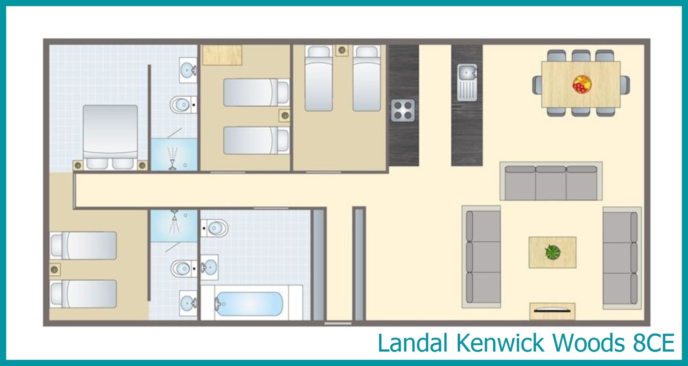8-persoons chalet 8CE in Kenwick Woods