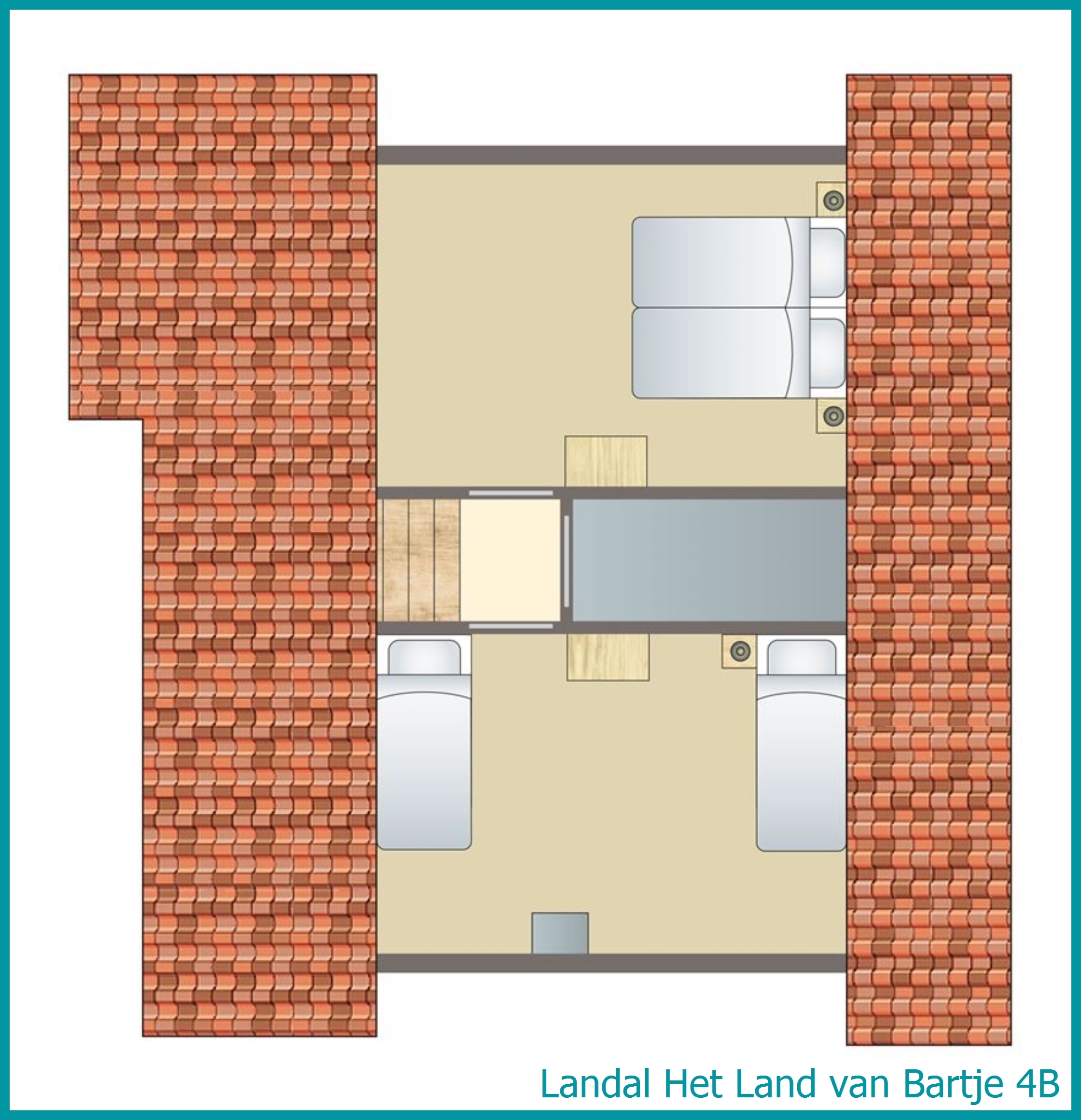 4-persoons landhuis 4B in Het Land van Bartje