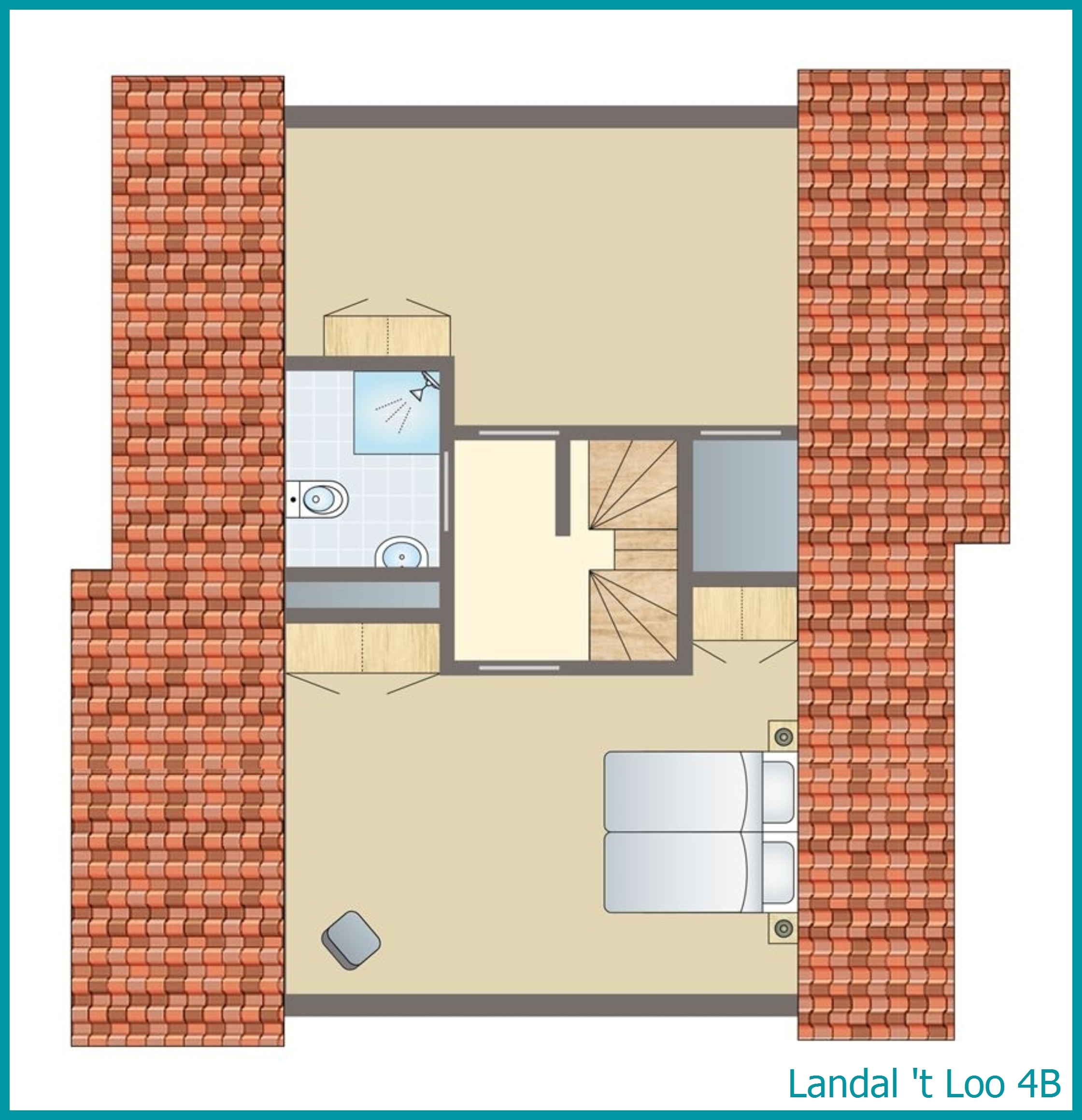 4-persoons bungalow 4B in 't Loo