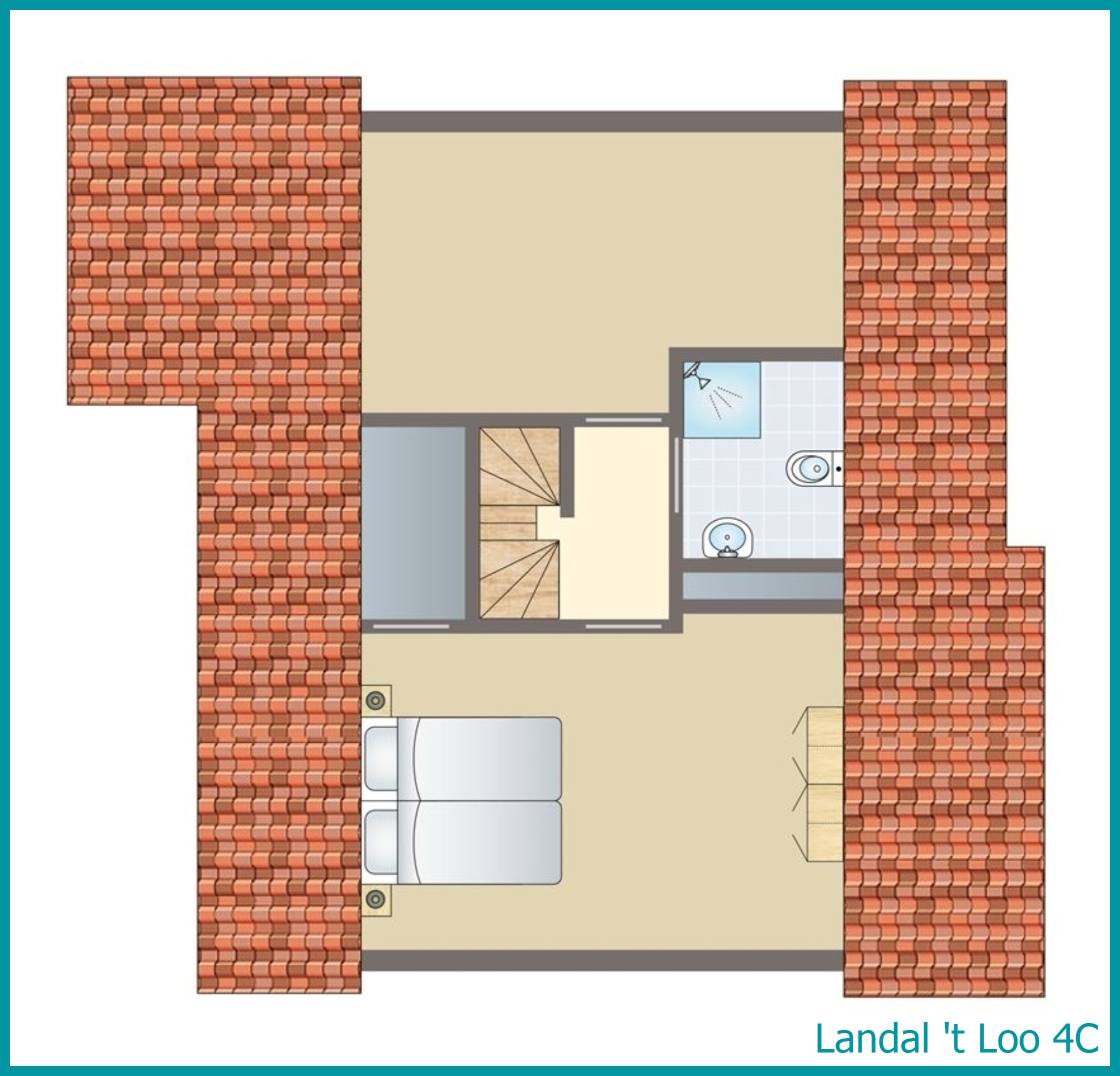 4-persoons bungalow 4C in 't Loo