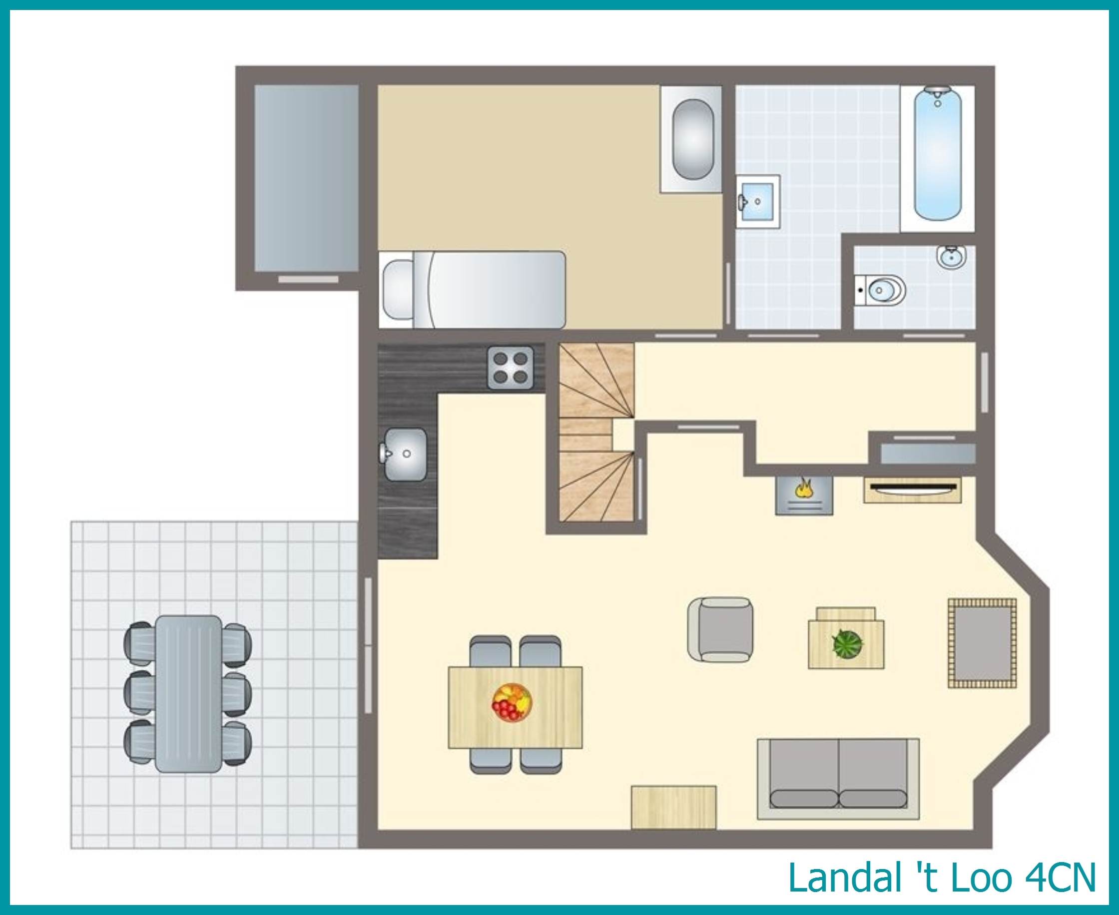 4-persoons babybungalow 4CN in 't Loo
