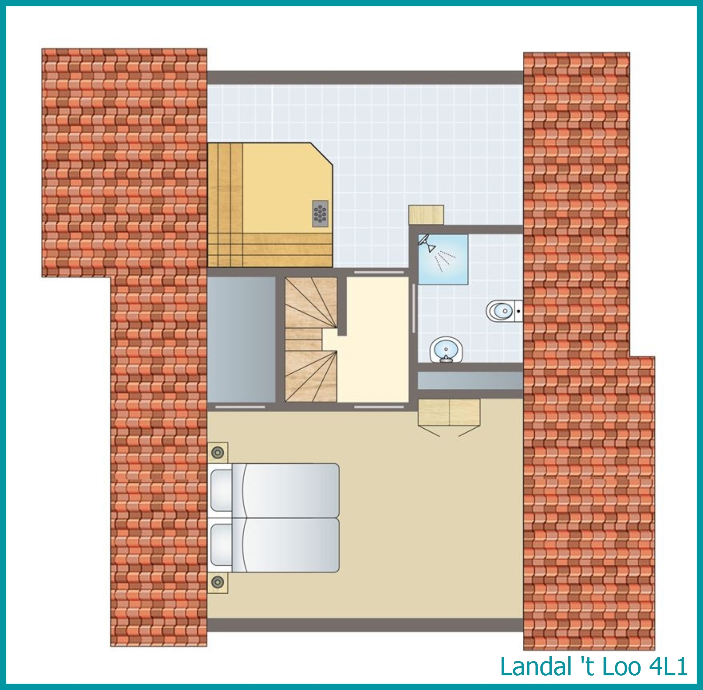 4-persoons bungalow 4L1 in 't Loo
