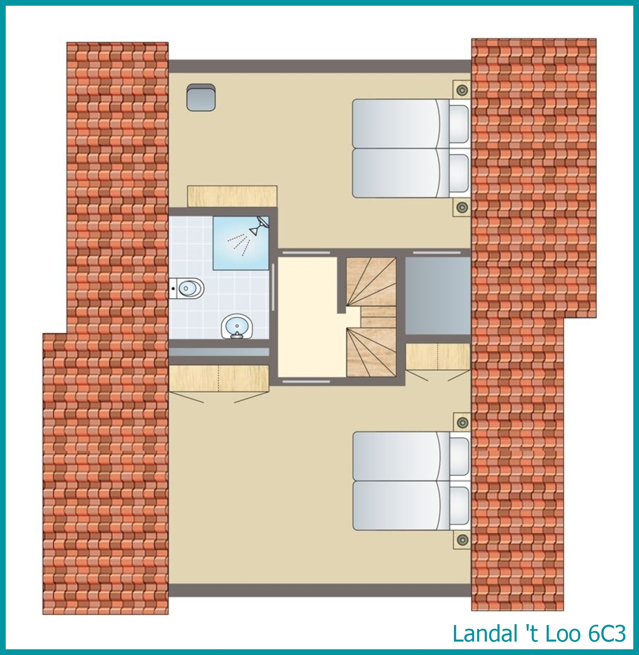 6-persoons bungalow 6C3 in 't Loo