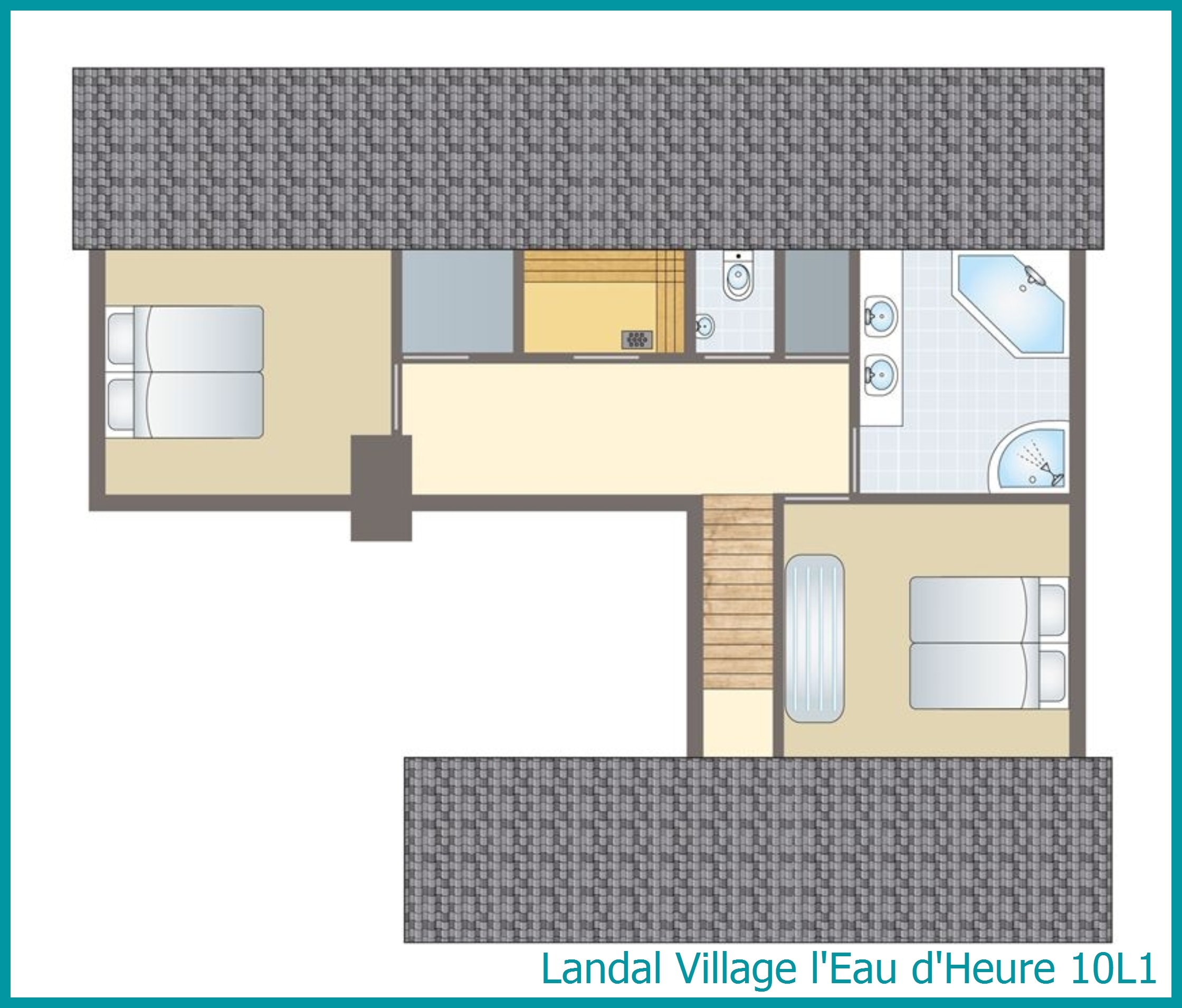 10-persoons bungalow 10L1 in Village l'Eau d'Heure