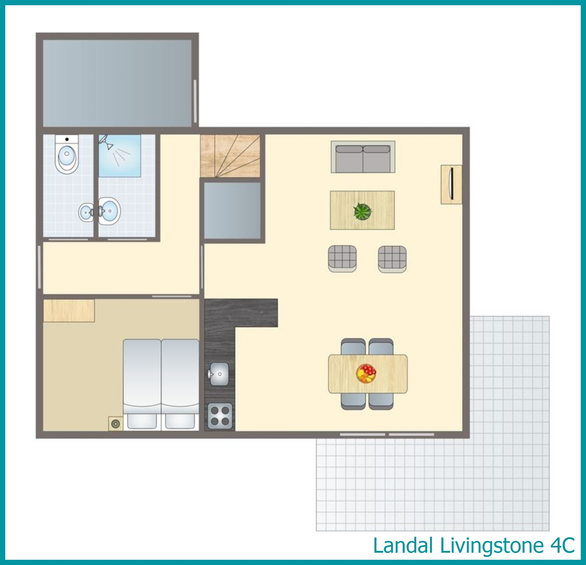 4-persoons villa 4C in Livingstone