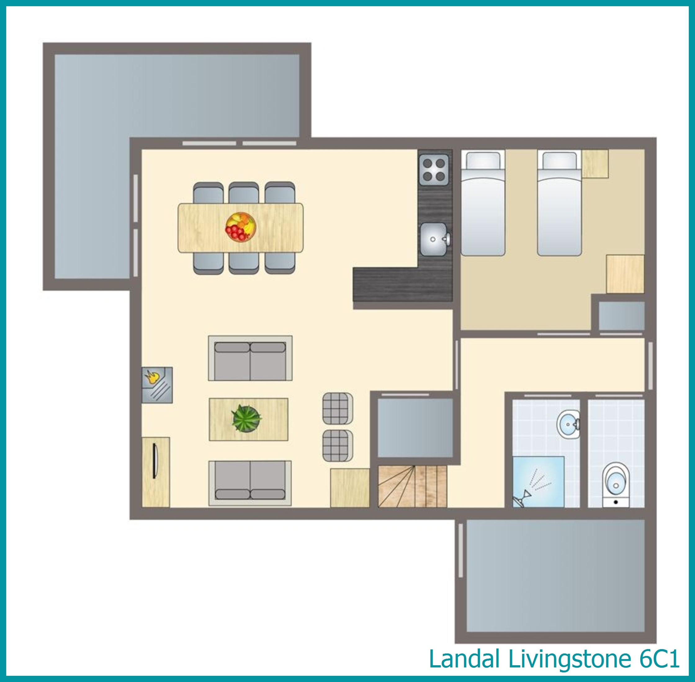 6-persoons villa 6C1 in Livingstone