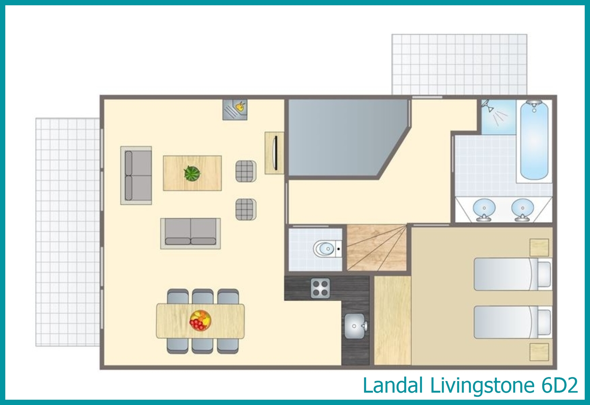 6-persoons villa 6D2 in Livingstone