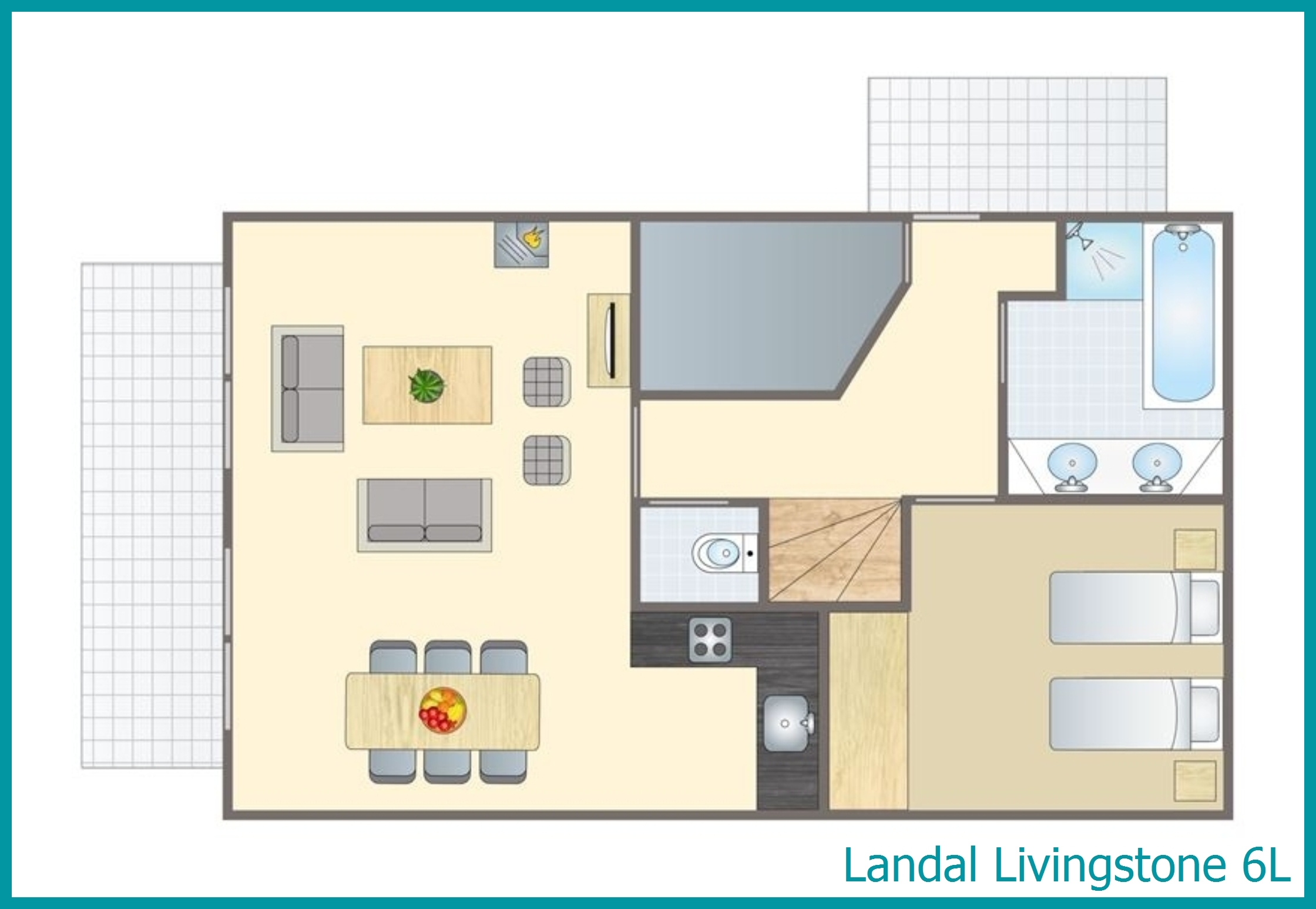 6-persoons villa 6L in Livingstone