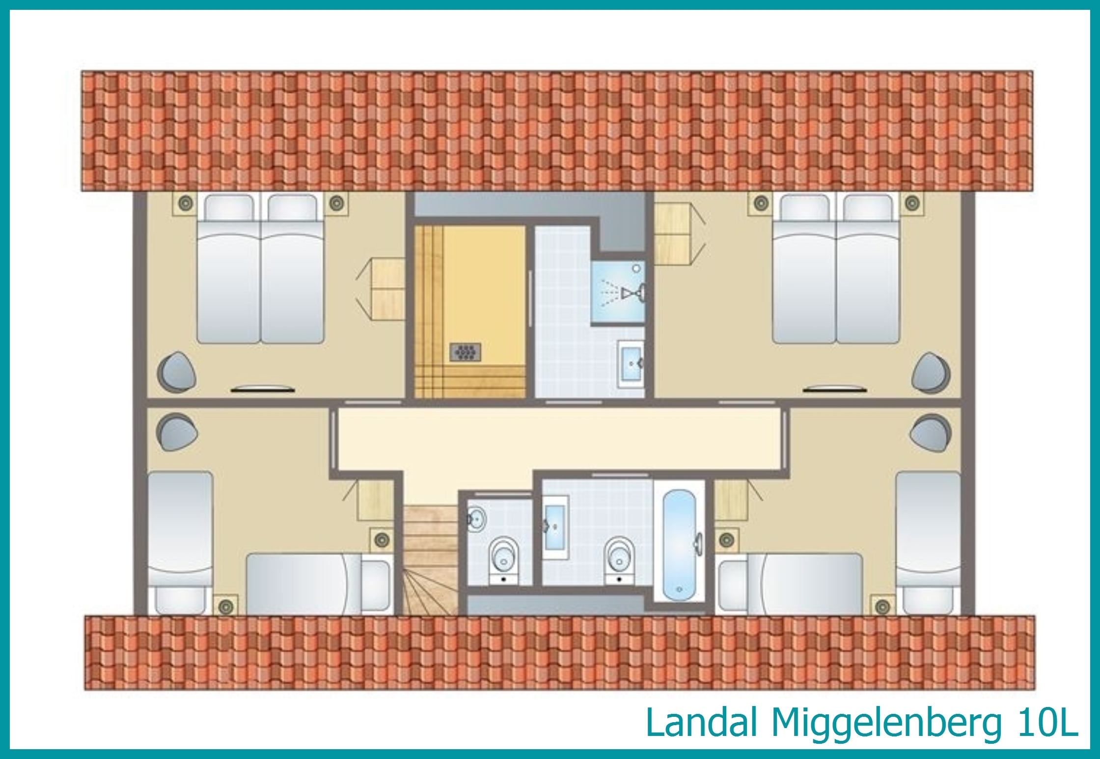 10-persoons bungalow 10L in Miggelenberg