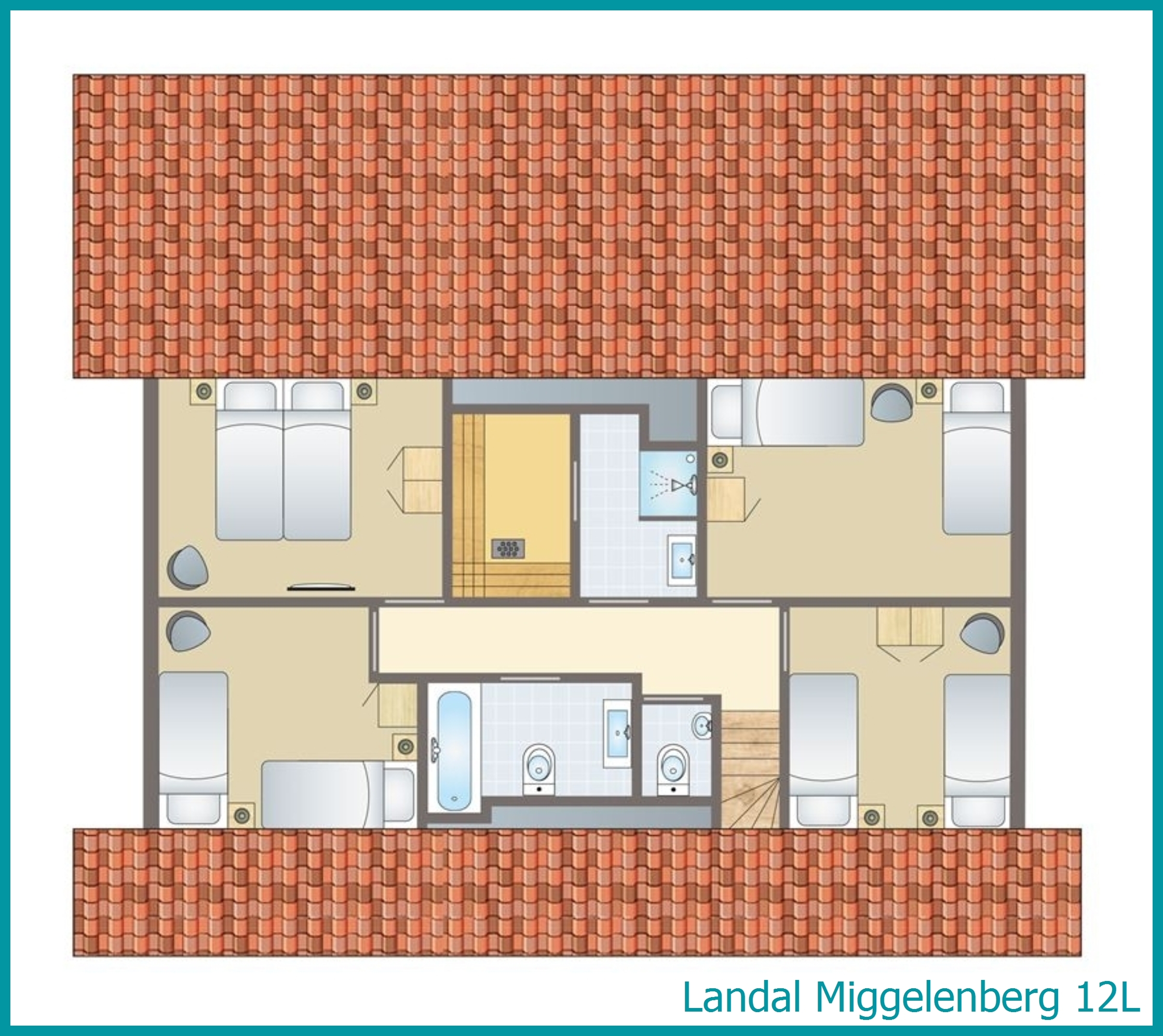12-persoons bungalow 12L in Miggelenberg