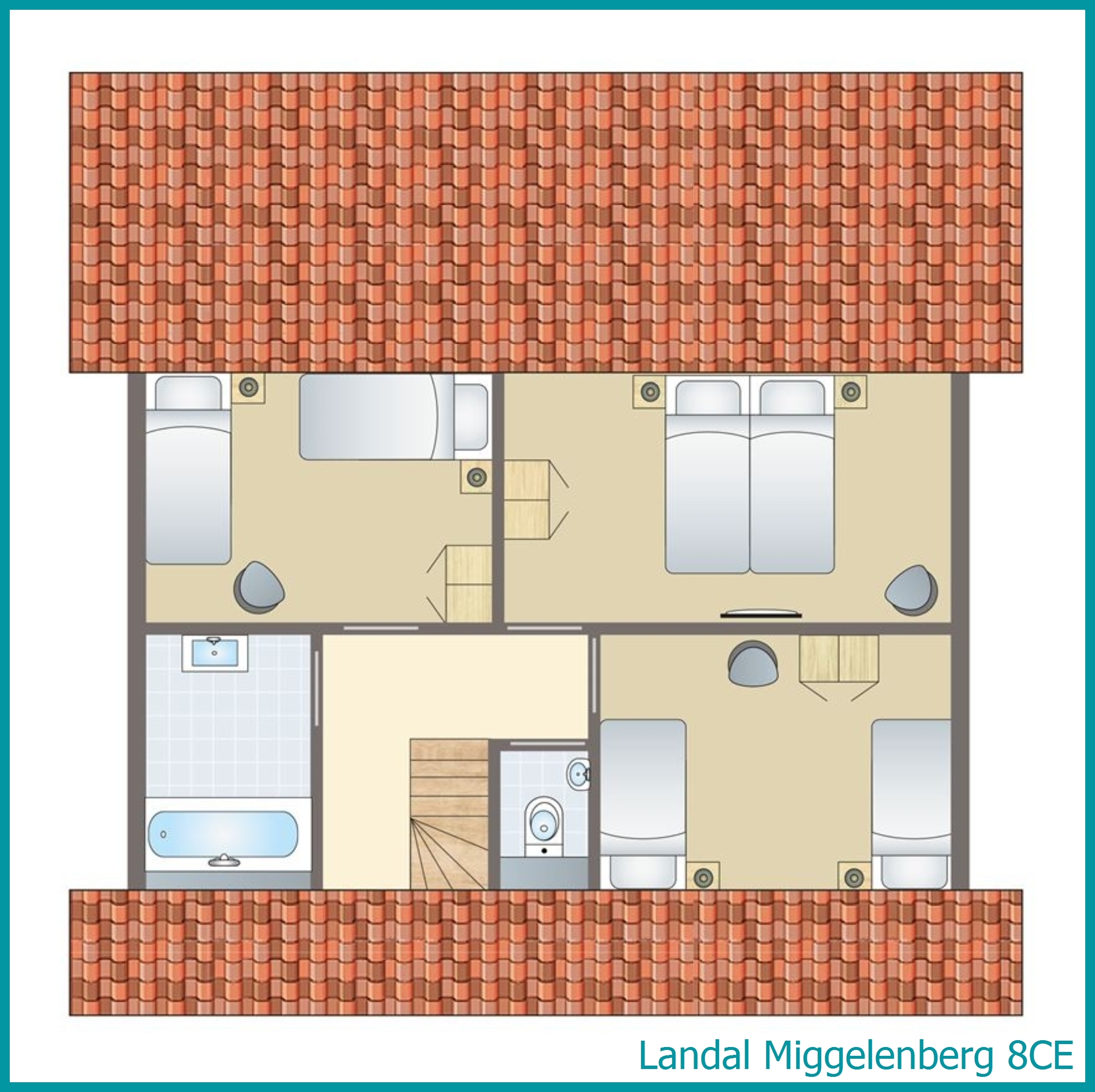 8-persoons bungalow 8CE in Miggelenberg