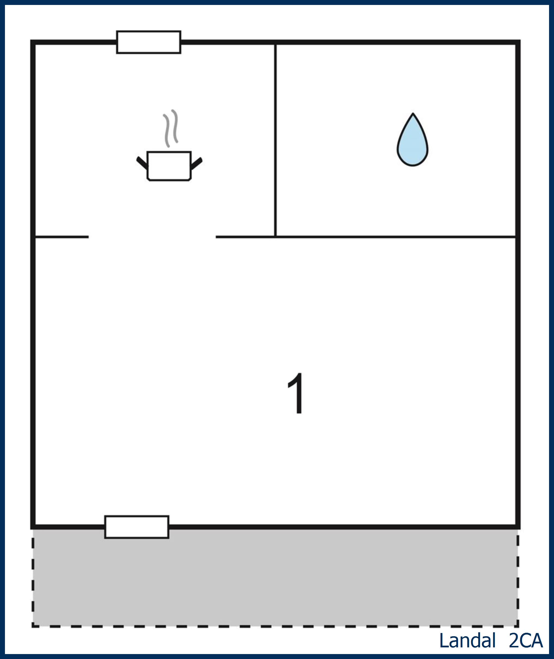 Appartement 2CA in Marissa