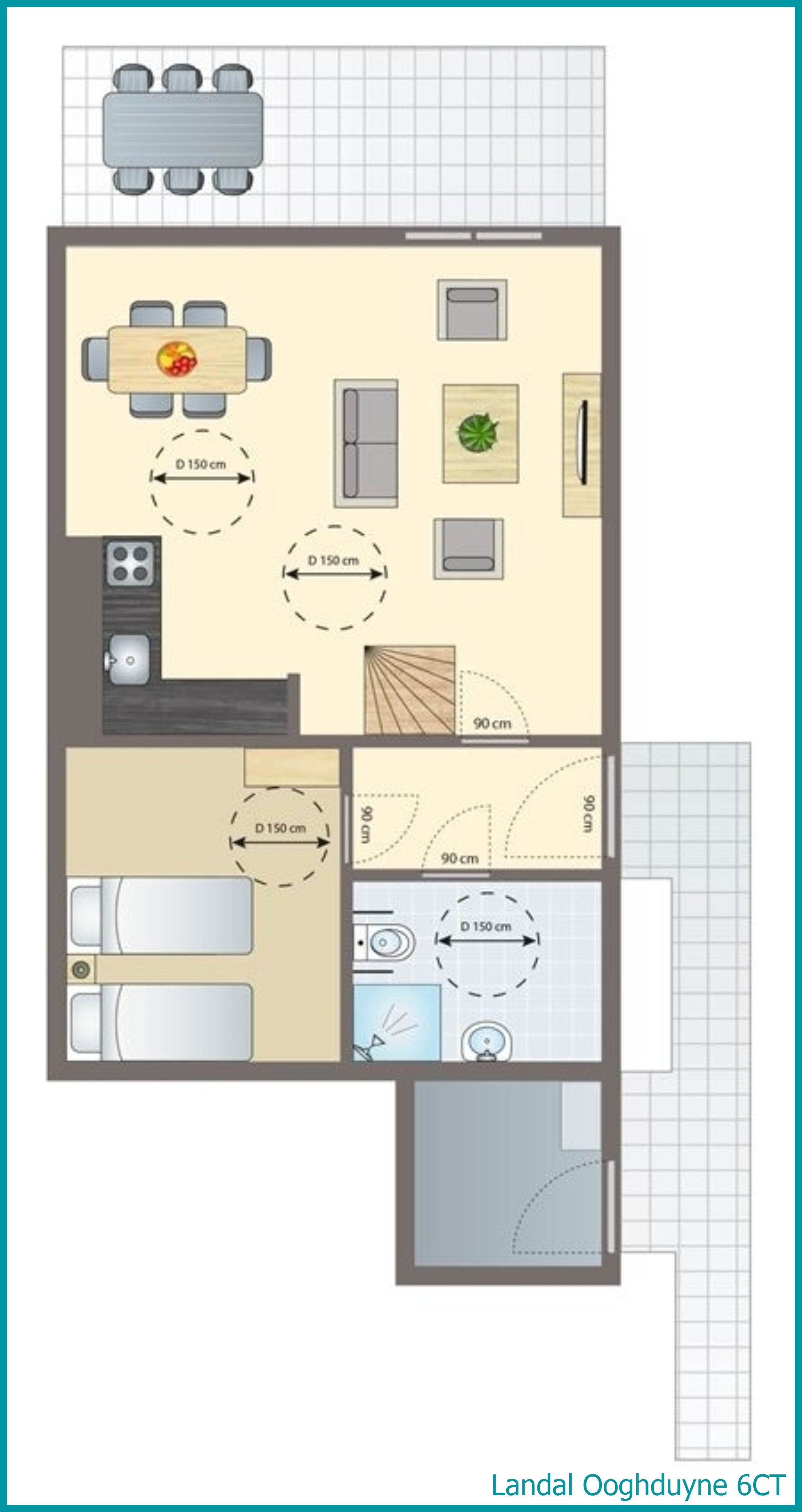 6-persoons villa 6CT in Ooghduyne