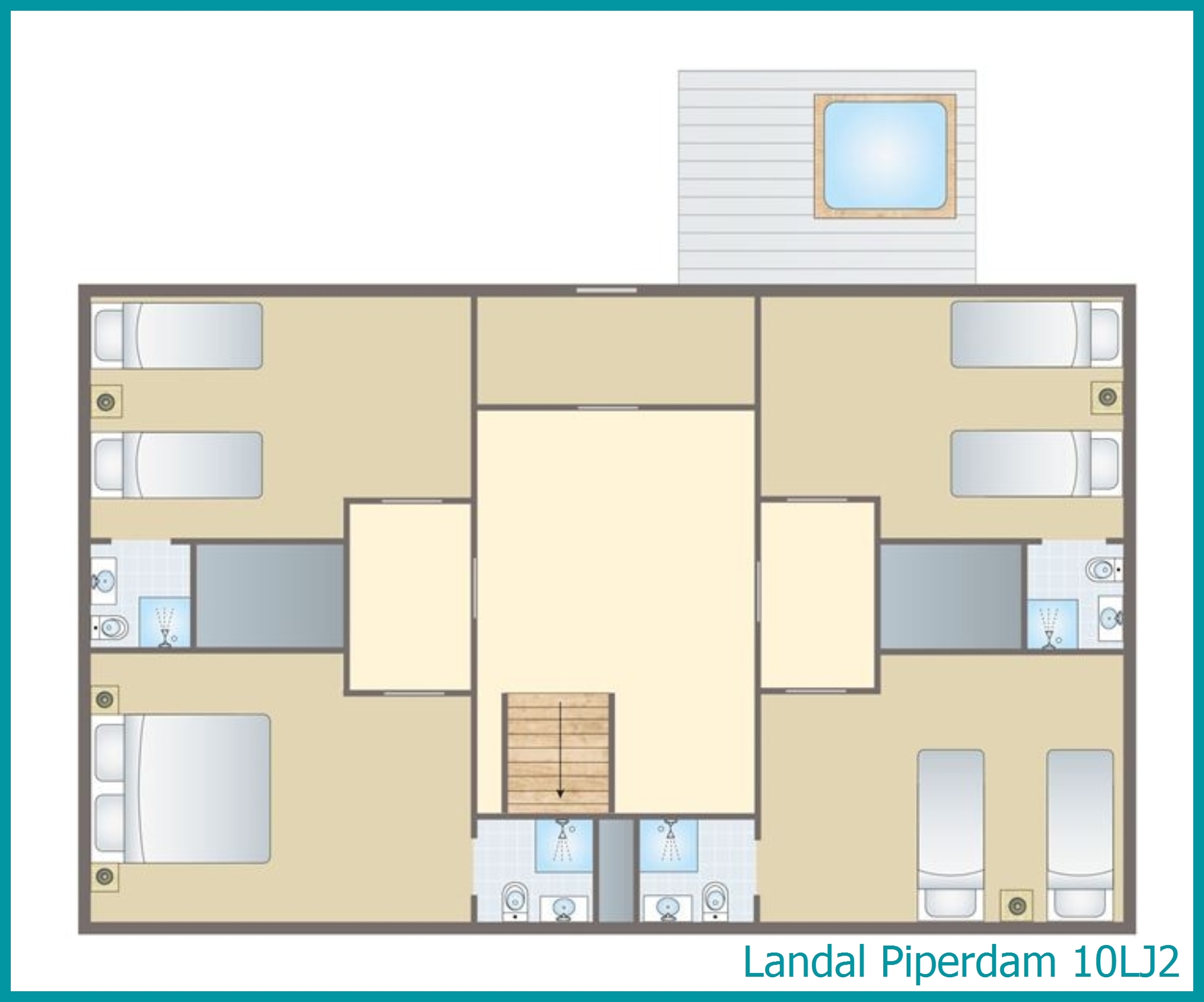 10-persoons chalet 10LJ2 in Piperdam