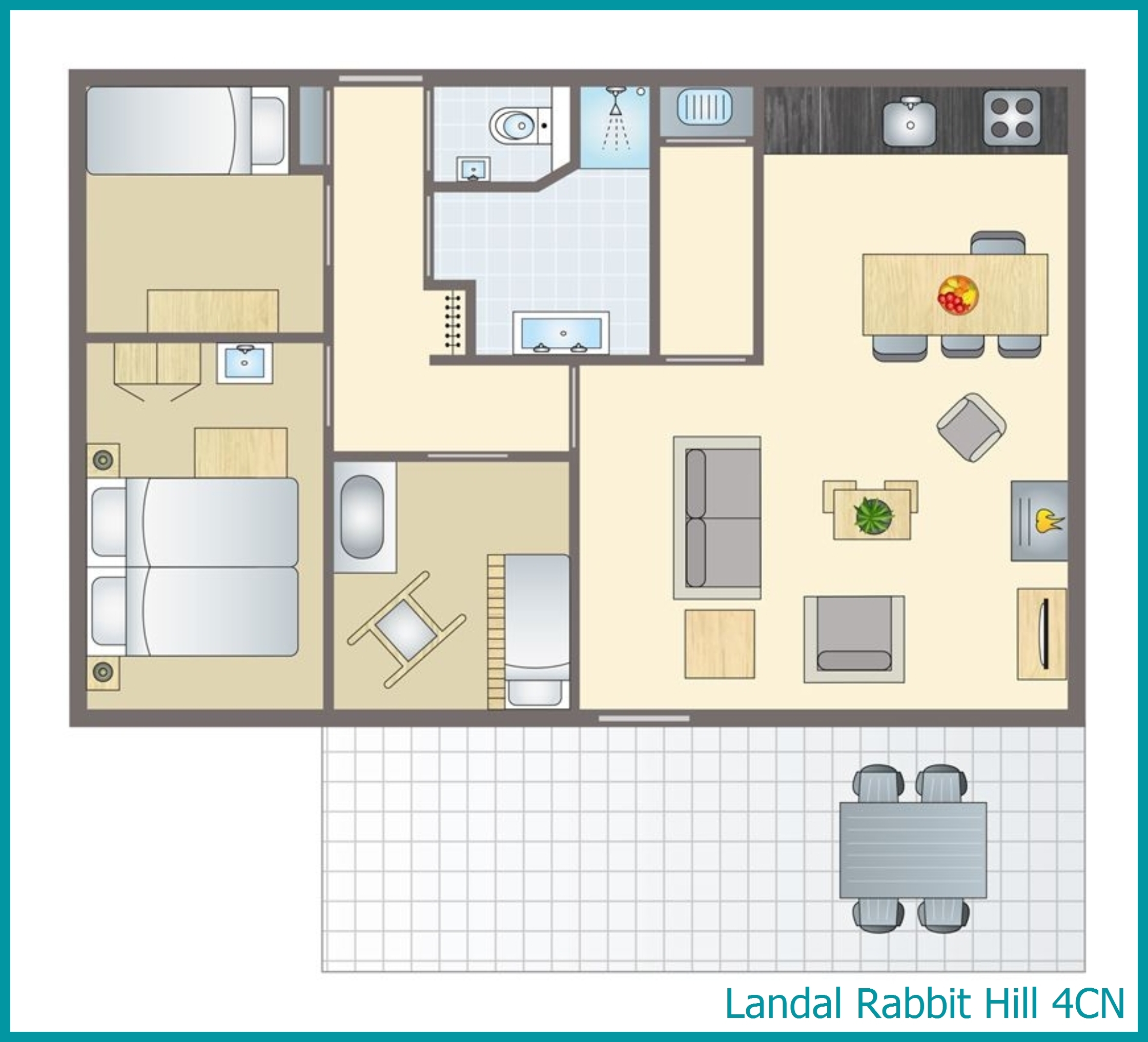 4-persoons babybungalow 4CN in Rabbit Hill