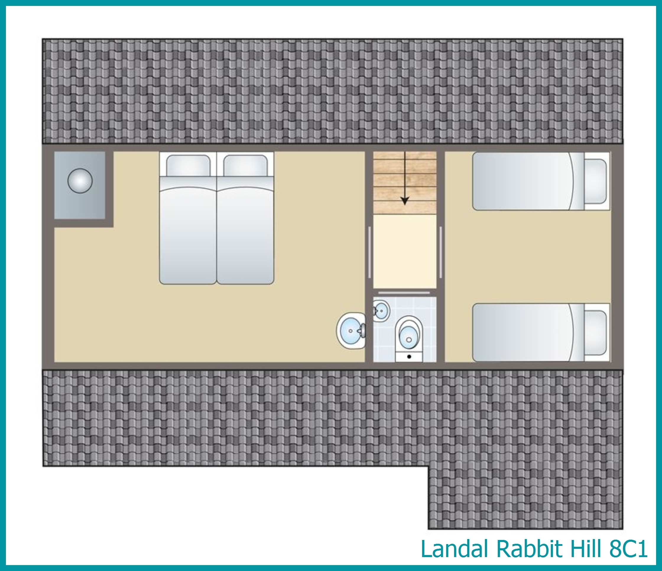 8-persoons bungalow 8C1 in Rabbit Hill