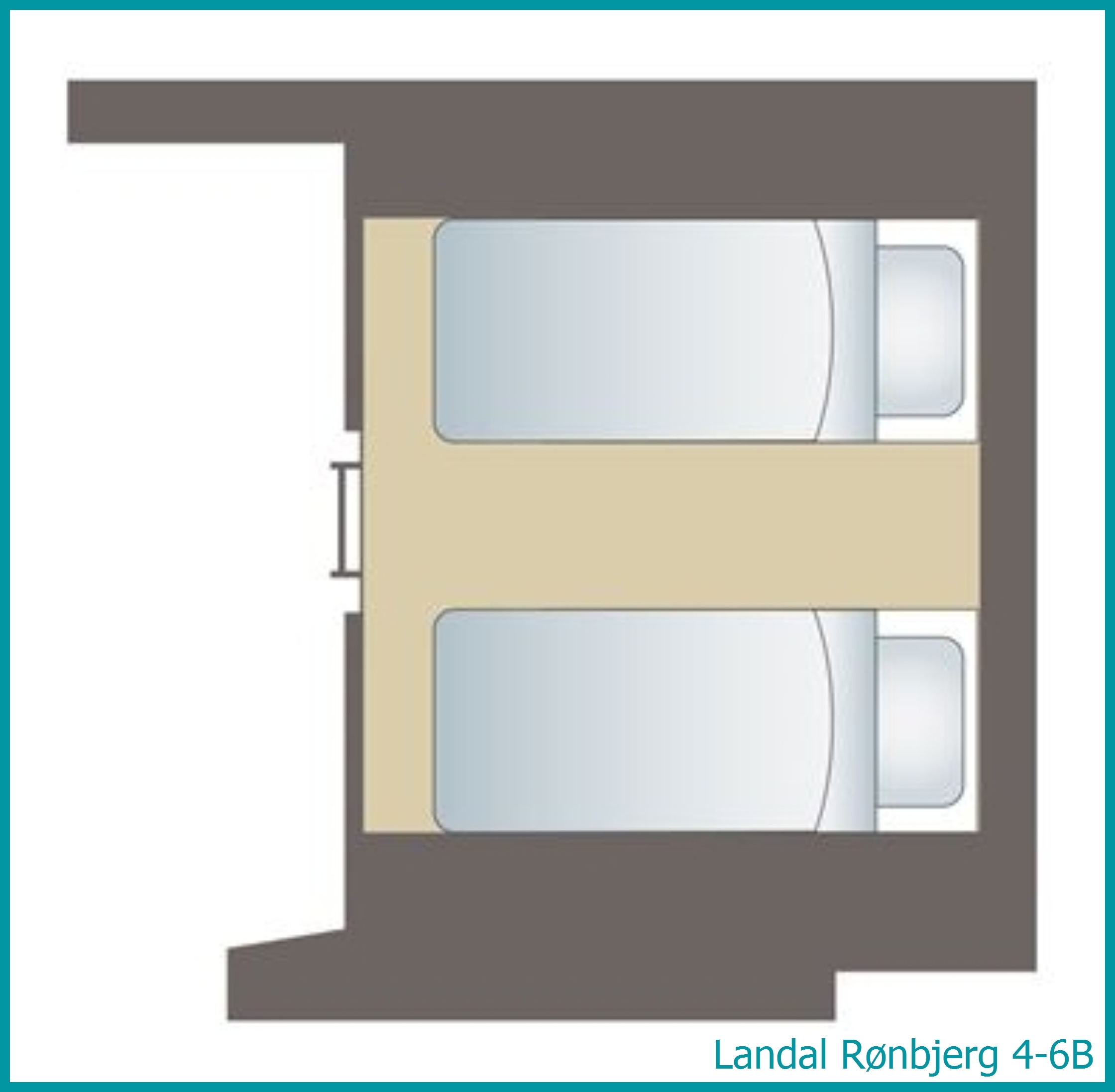 4-6-persoons bungalow 4-6B in Rønbjerg
