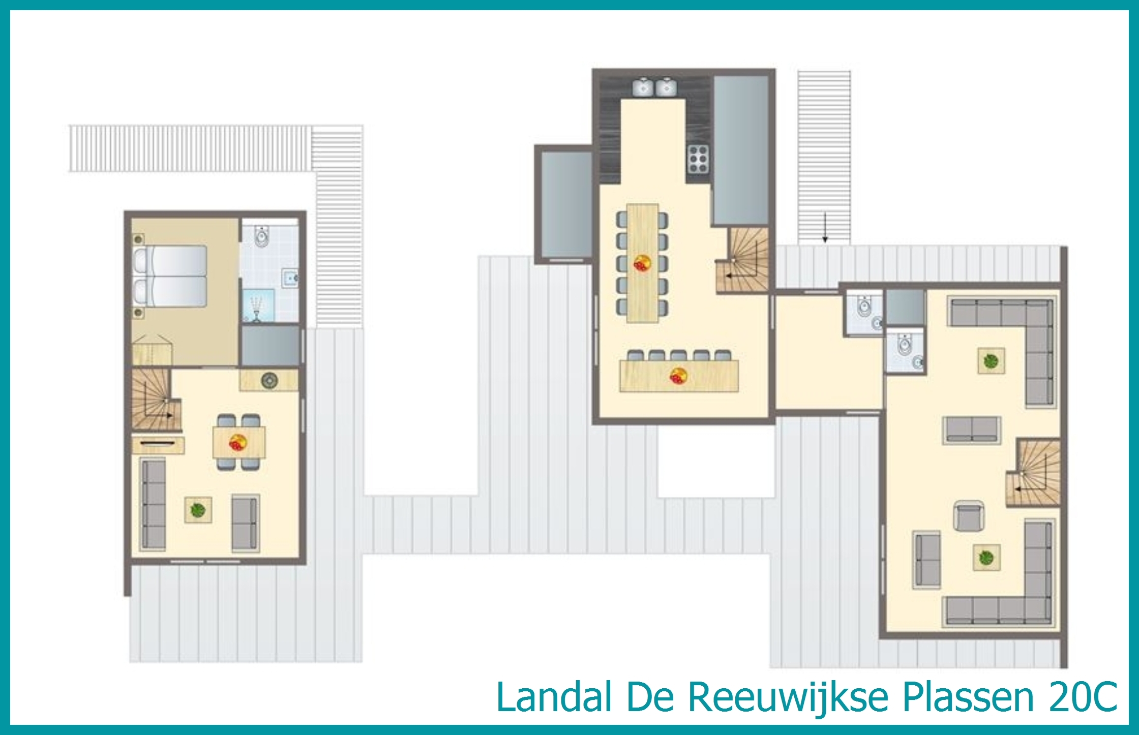 20-persoons waterwoning 20C in De Reeuwijkse Plassen