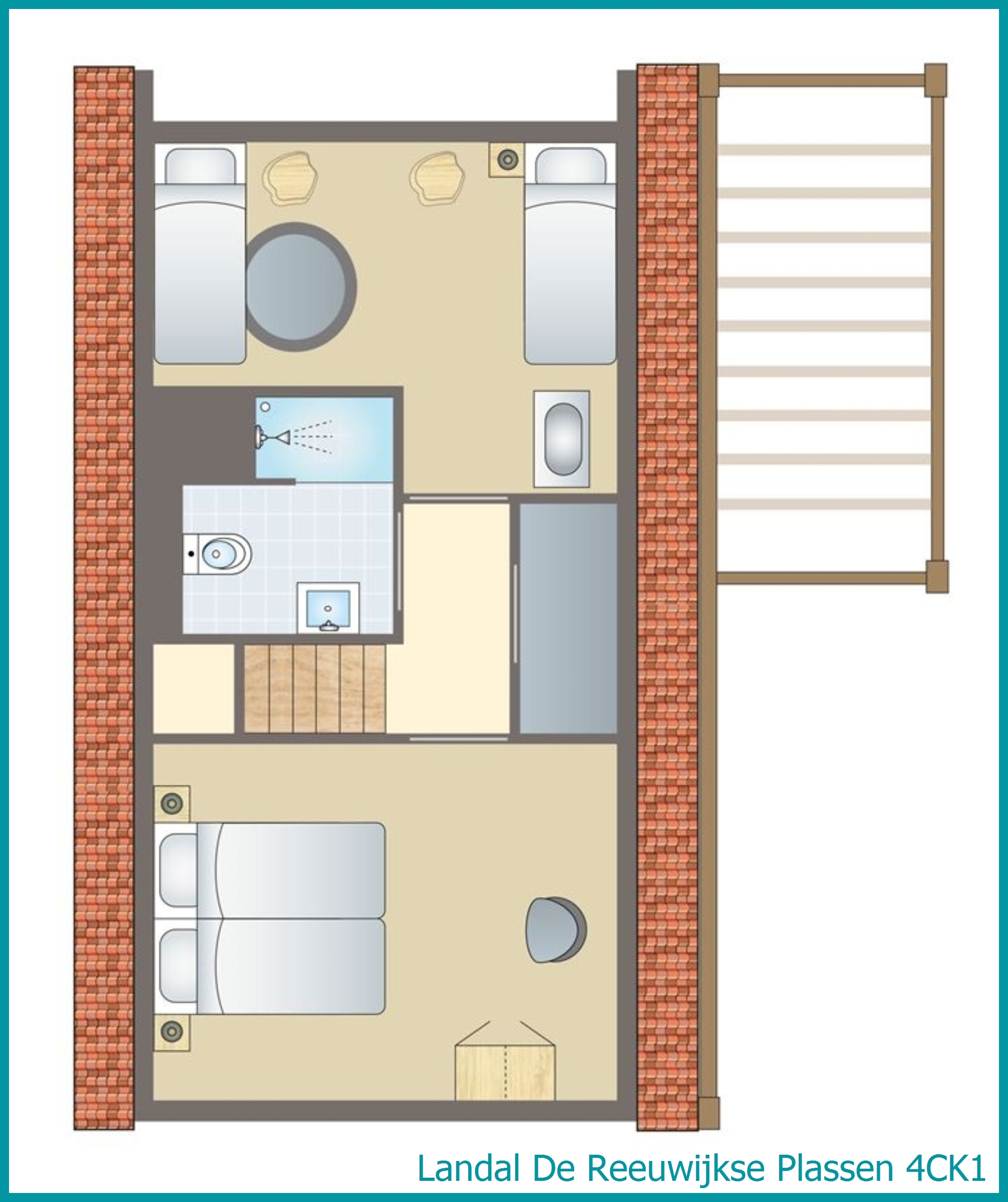 4-persoons kinderwoning 4CK1 in De Reeuwijkse Plassen