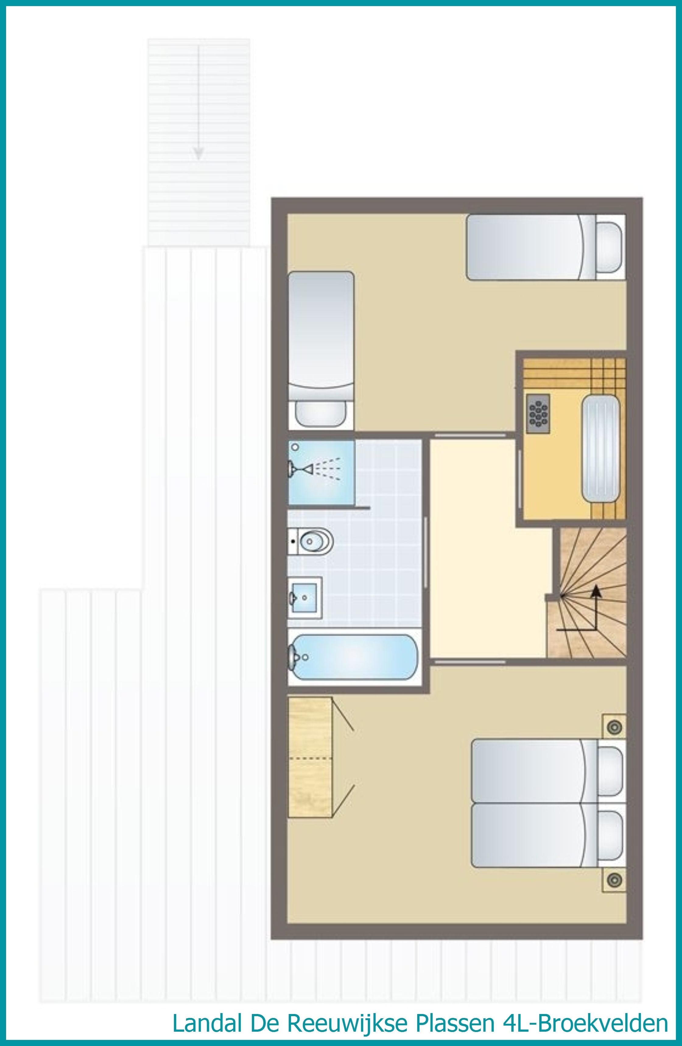 4-persoons waterwoning 4L-Broekvelden in De Reeuwijkse Plassen