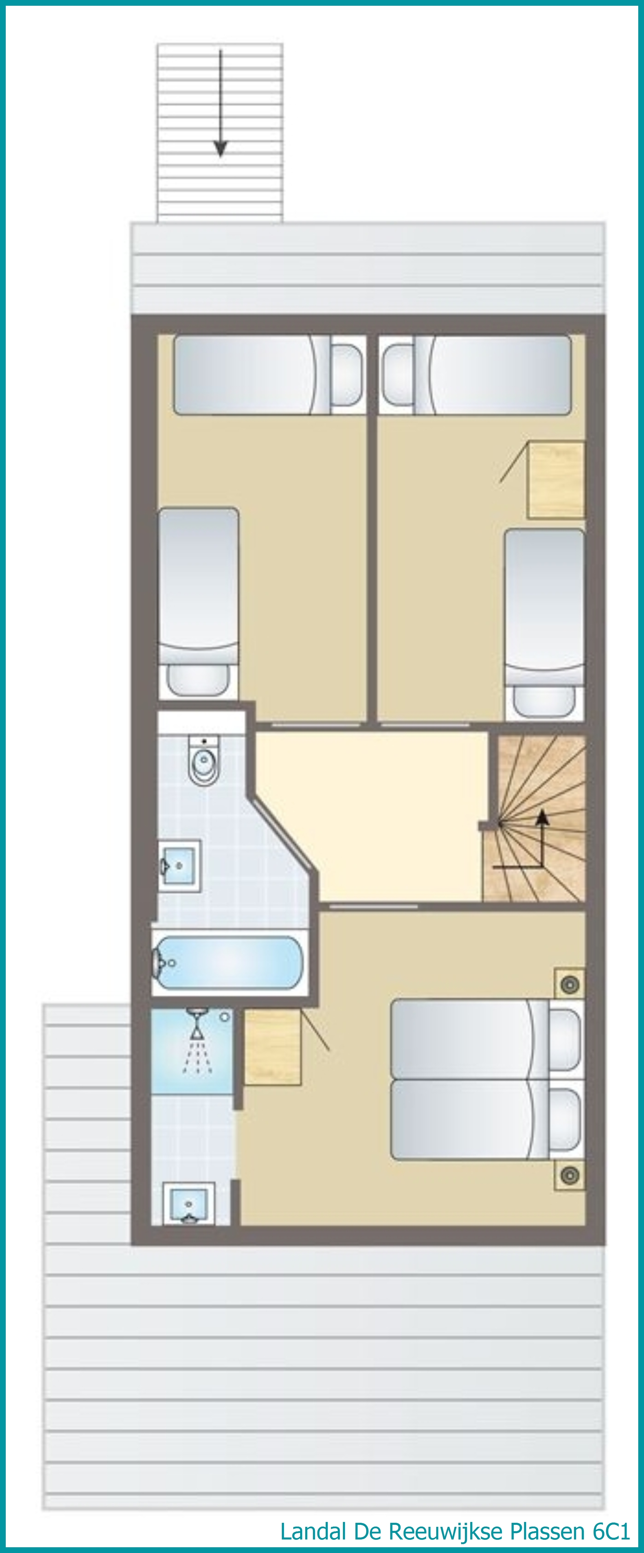 6-persoons waterwoning 6C1 in De Reeuwijkse Plassen