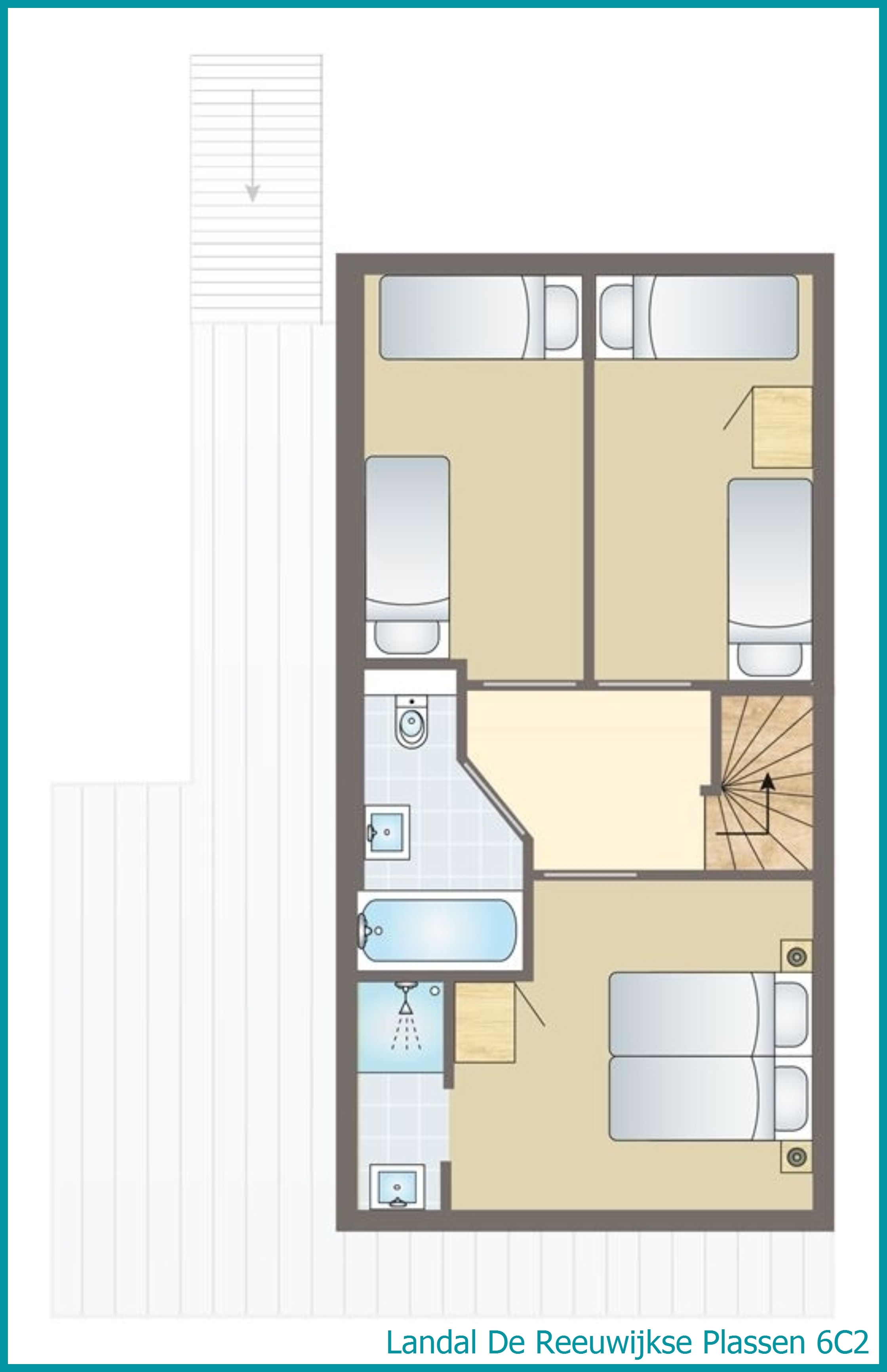 6-persoons waterwoning 6C2 in De Reeuwijkse Plassen