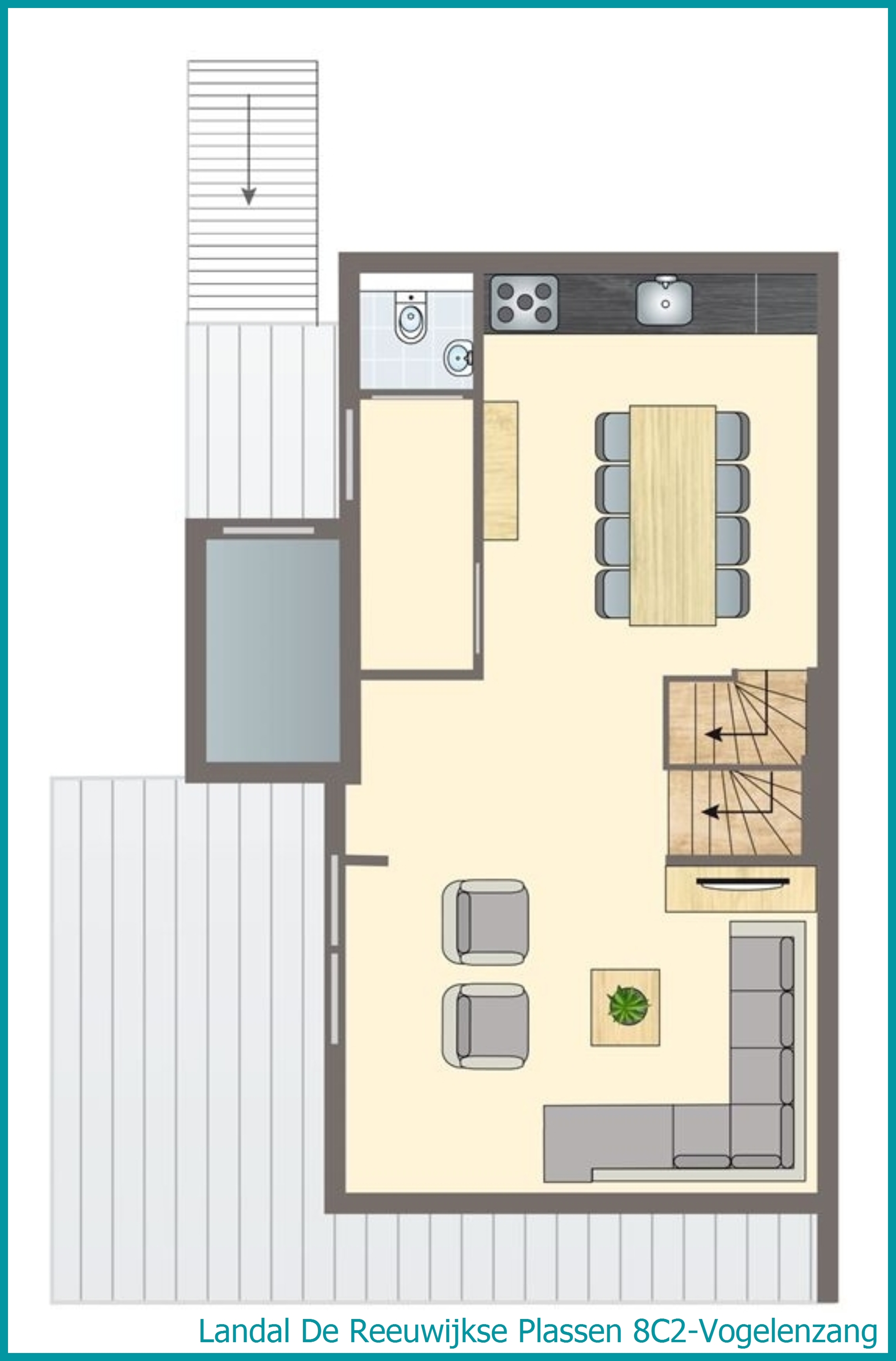 8-persoons waterwoning 8C2-Vogelenzang in De Reeuwijkse Plassen