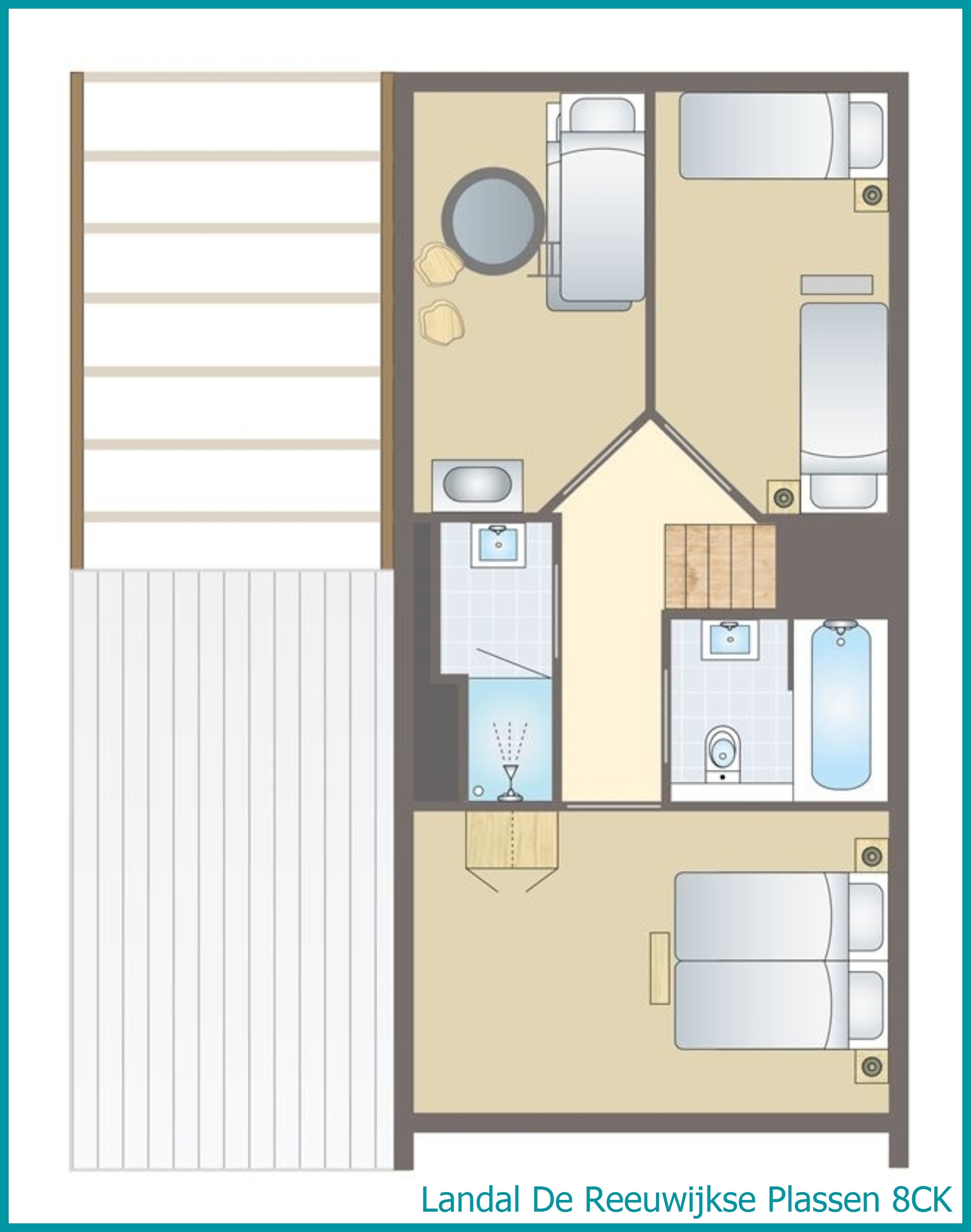 8-persoons kinderwoning 8CK in De Reeuwijkse Plassen