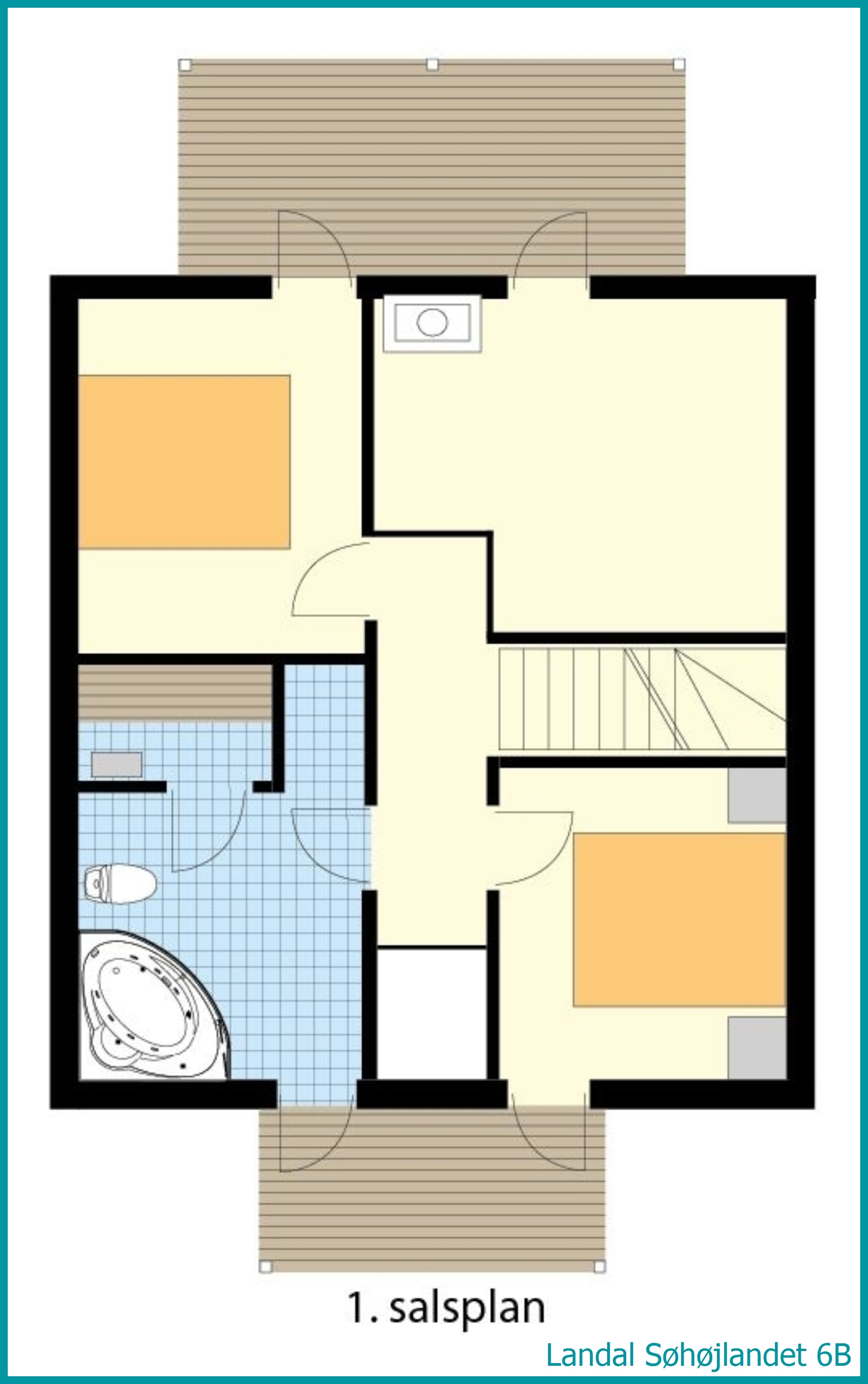 6-persoons bungalow 6B in Søhøjlandet