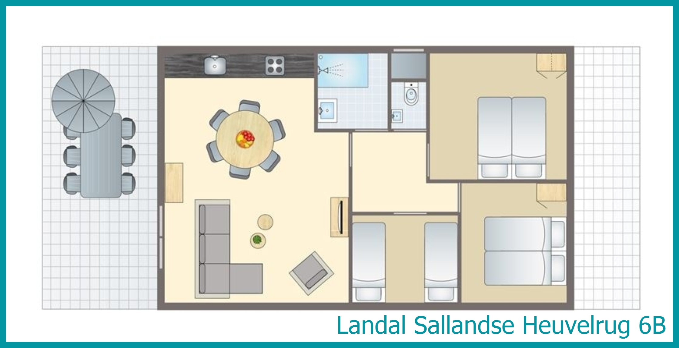 6-persoons woning 6B in Sallandse Heuvelrug