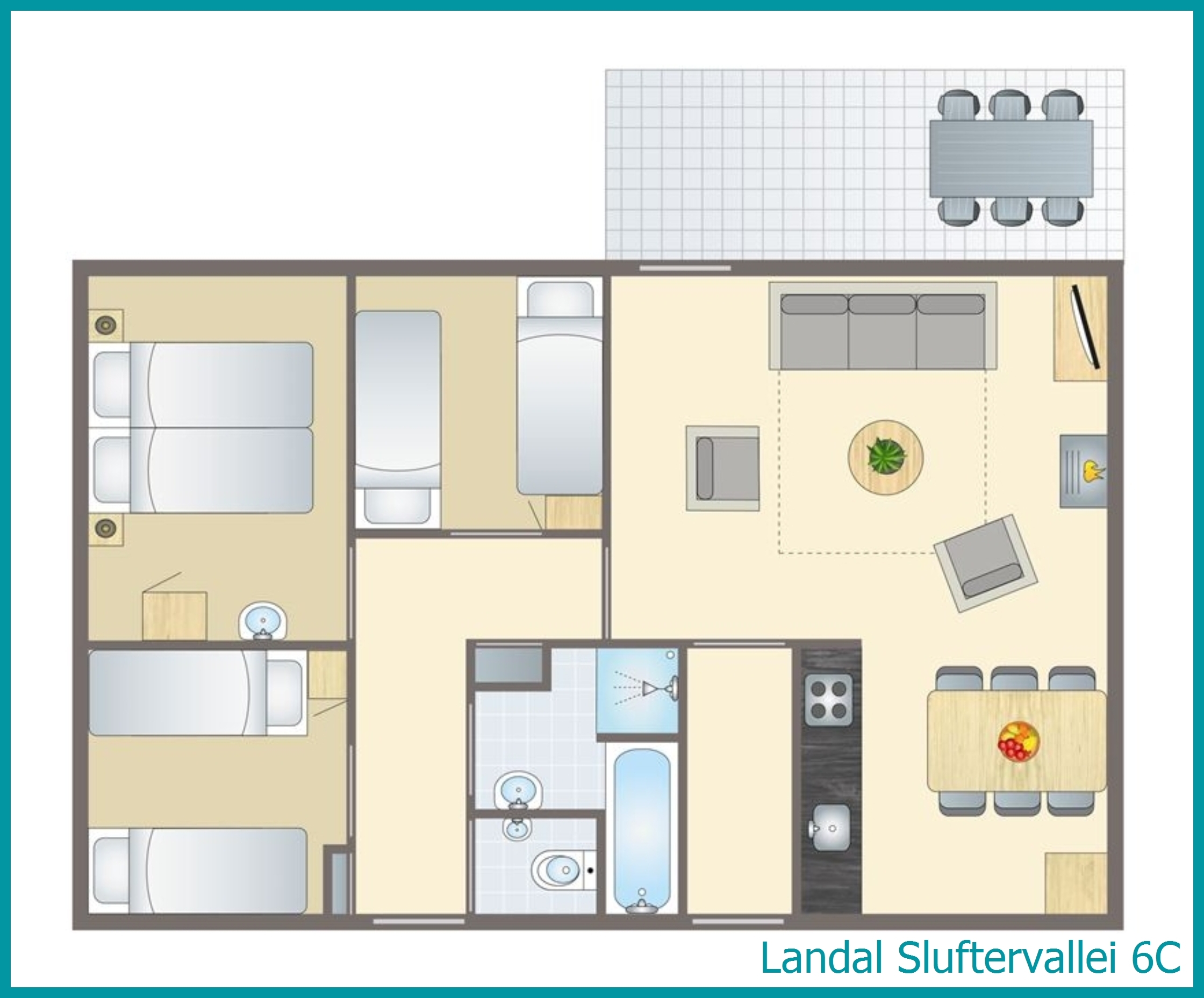 6-persoons bungalow 6C in Sluftervallei