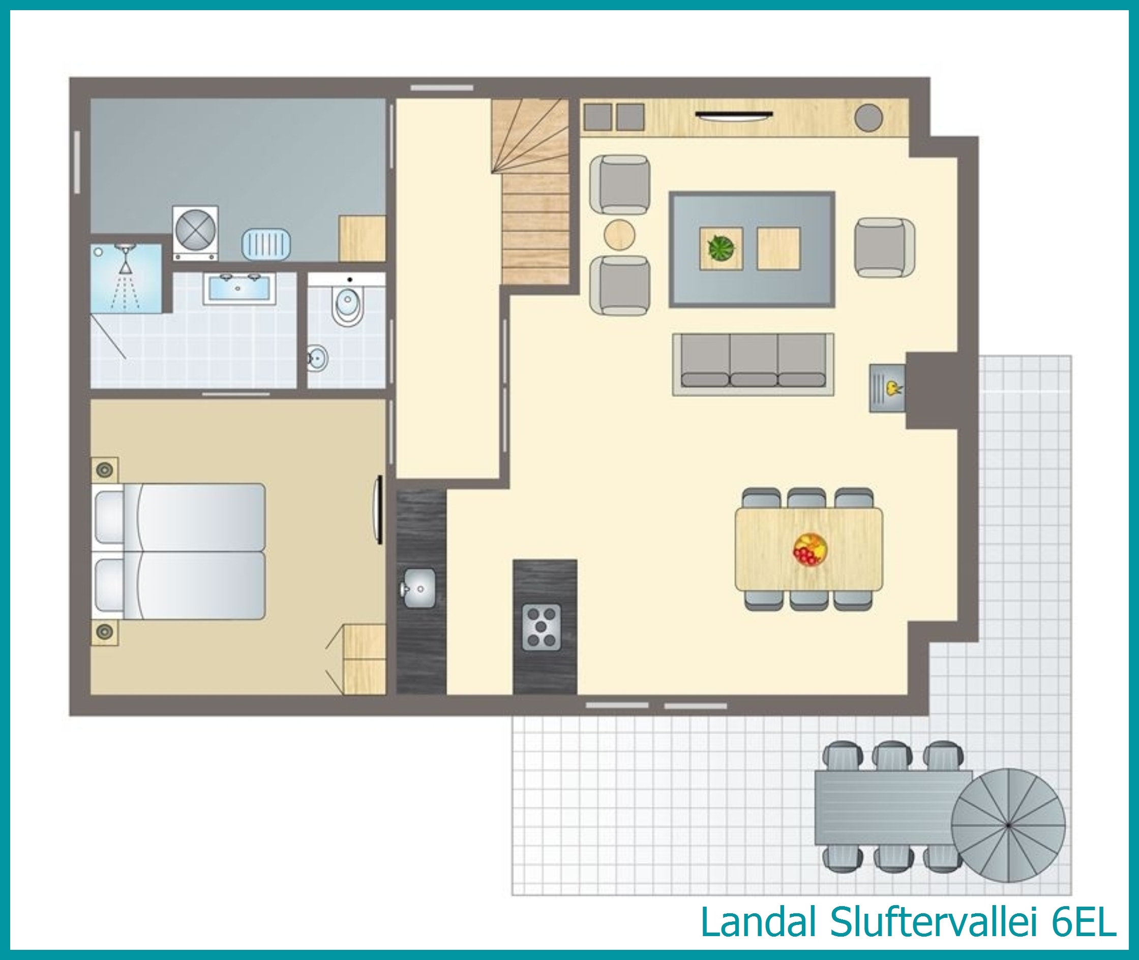 6-persoons bungalow 6EL in Sluftervallei