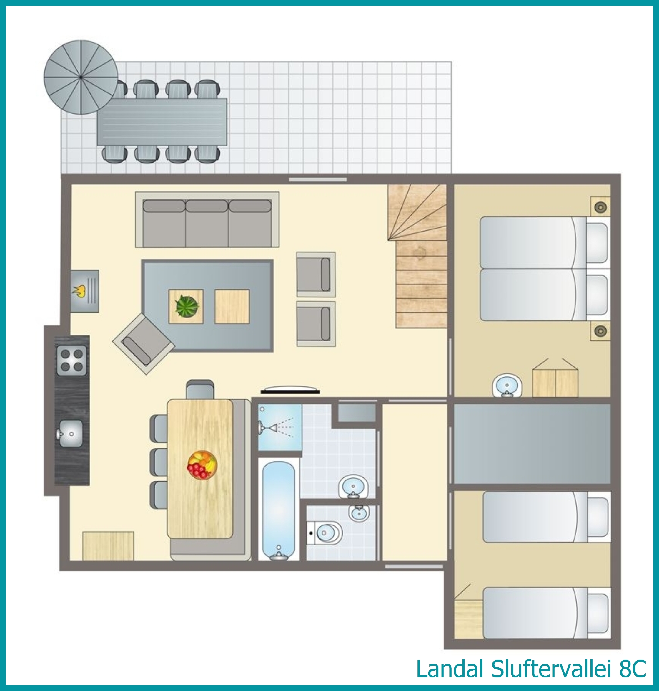 8-persoons bungalow 8C in Sluftervallei