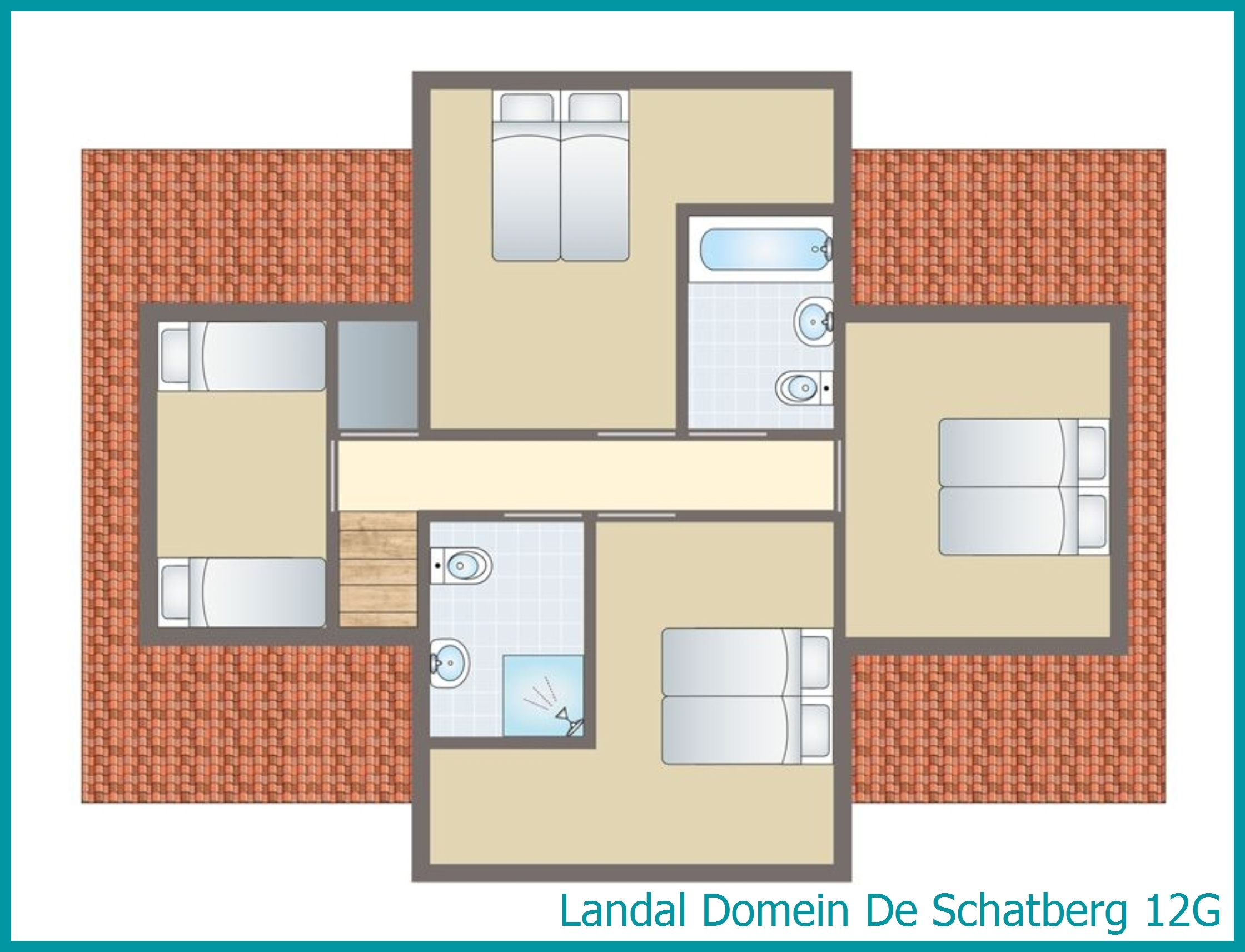12-persoons bungalow 12G in Domein De Schatberg