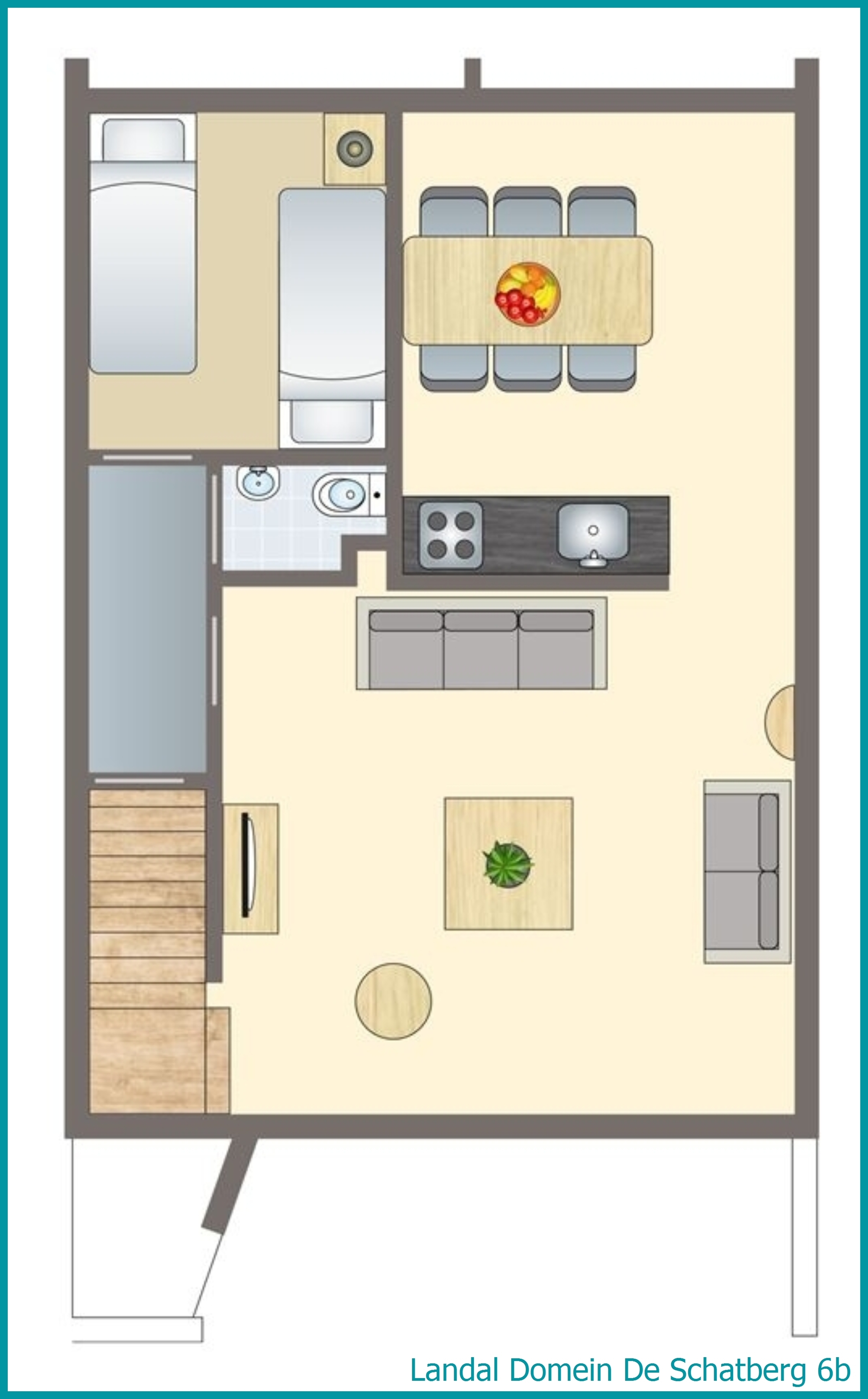 6-persoons woning 6b in Domein De Schatberg