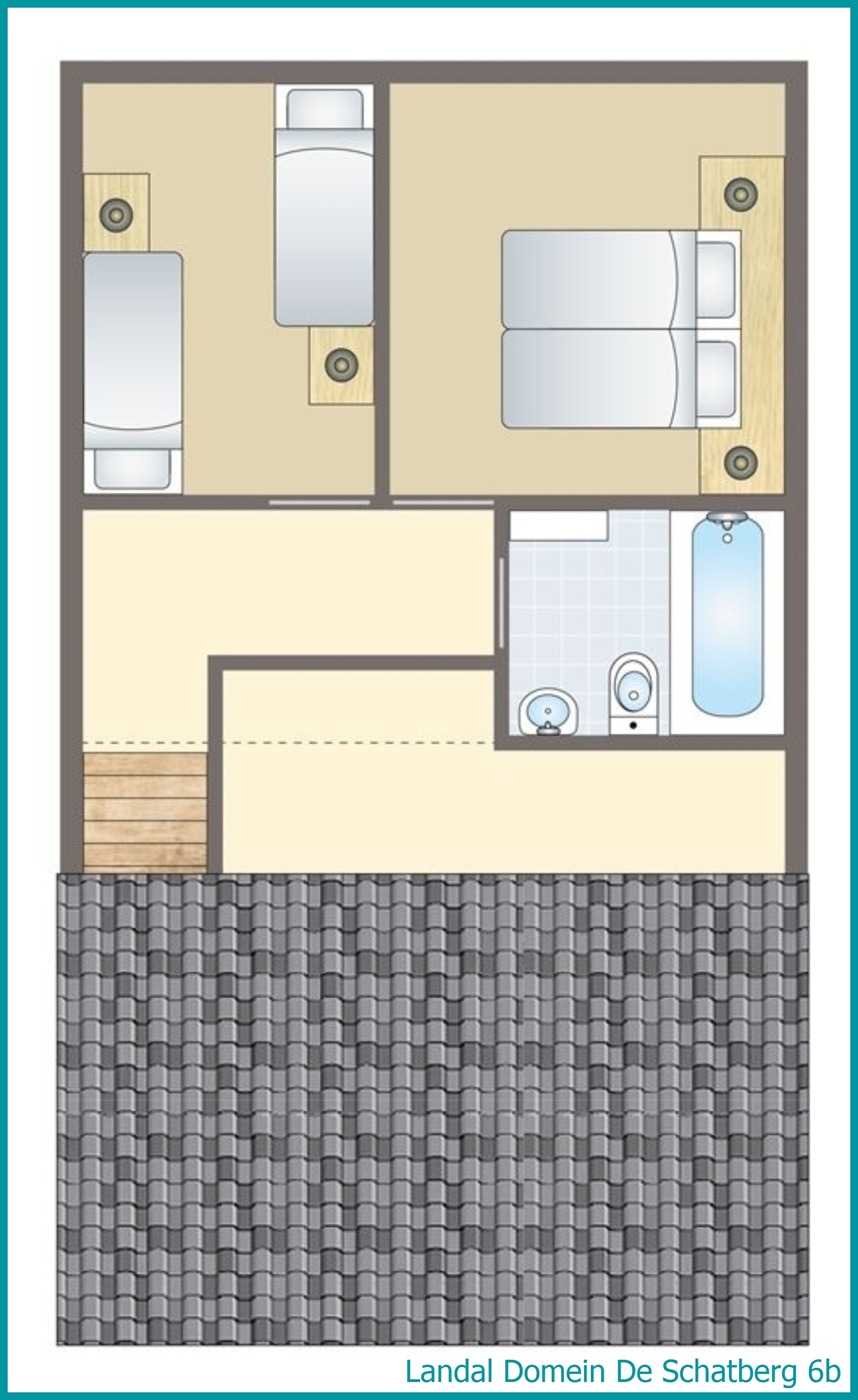 6-persoons woning 6b in Domein De Schatberg