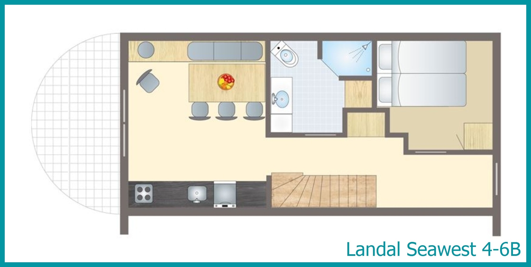4-6-persoons bungalow 4-6B in Seawest