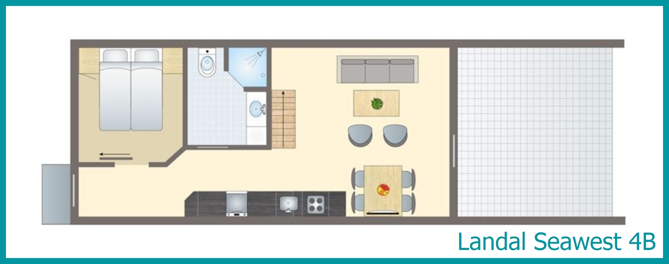 4-persoons bungalow 4B in Seawest