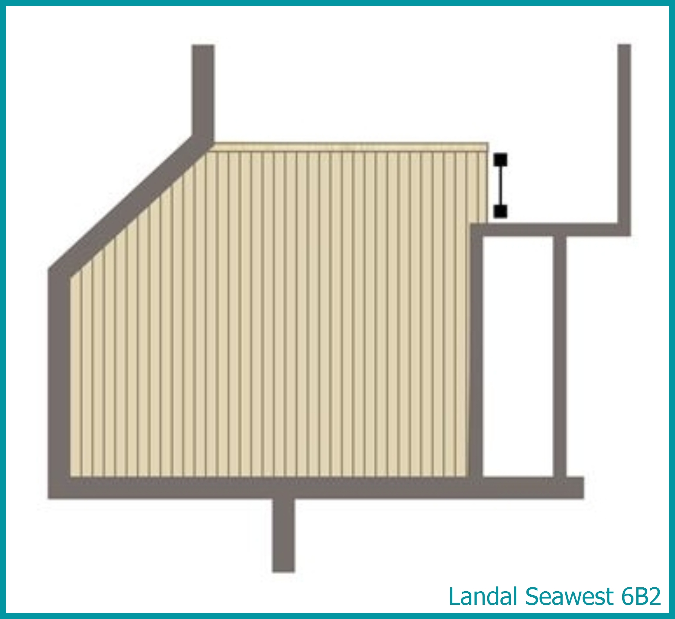 6-8 persoons bungalow 6B2 in Seawest