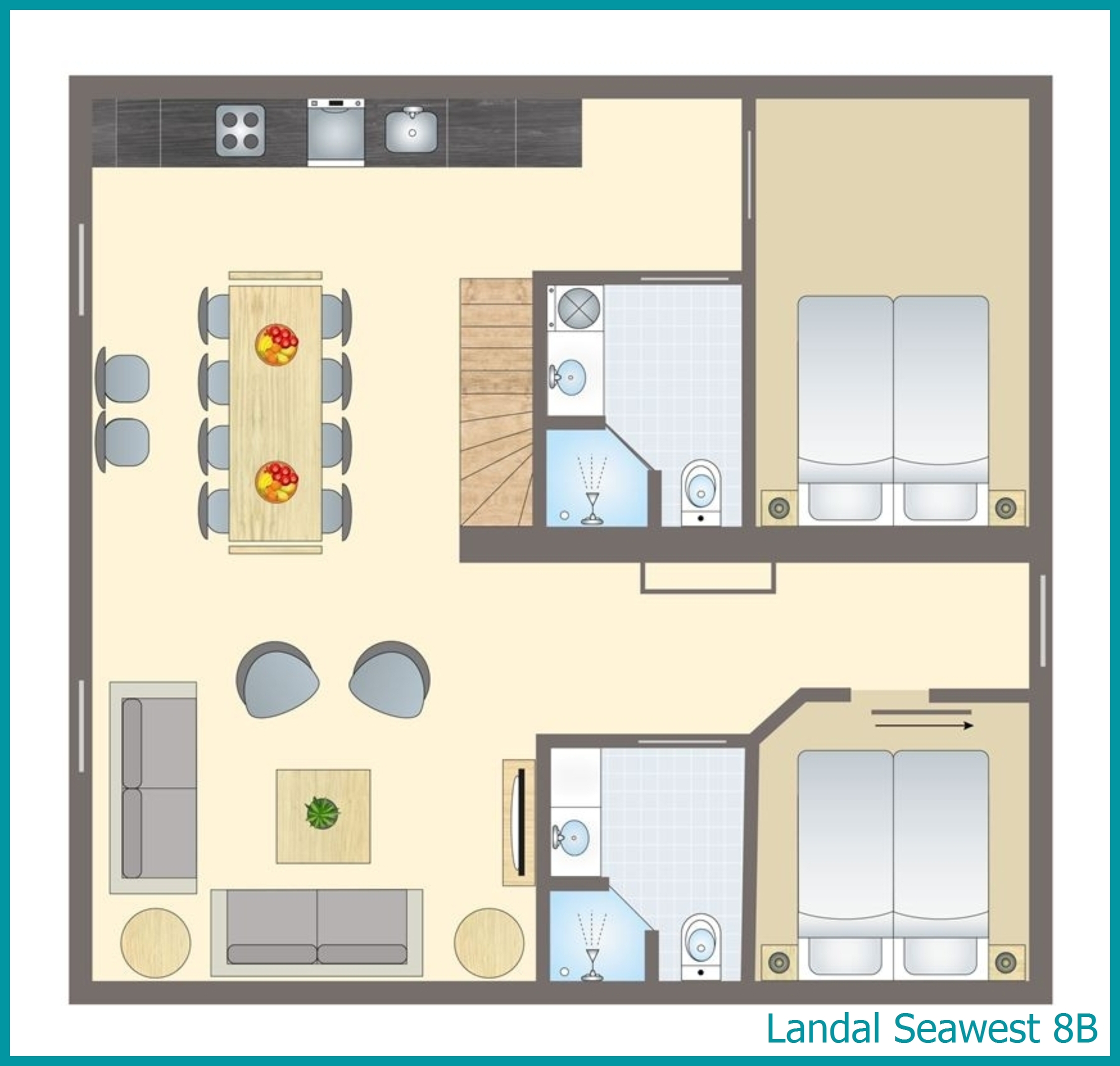 8-persoons bungalow 8B in Seawest
