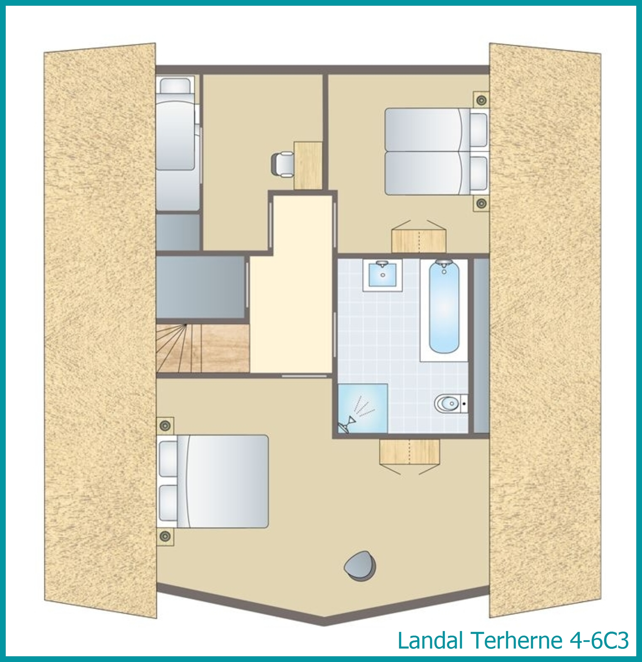 4-6-persoons waterwoning 4-6C3 in Terherne