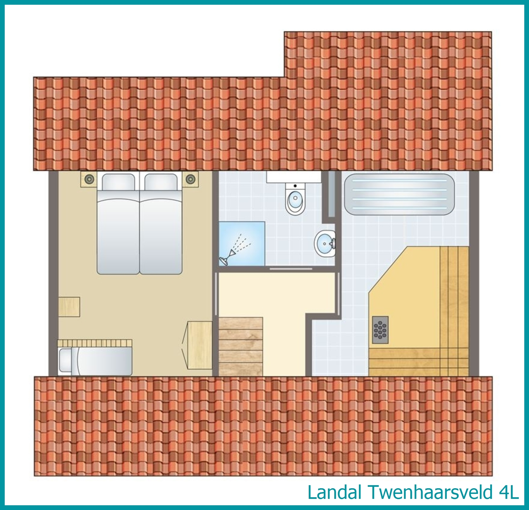 4-persoons bungalow 4L in Twenhaarsveld