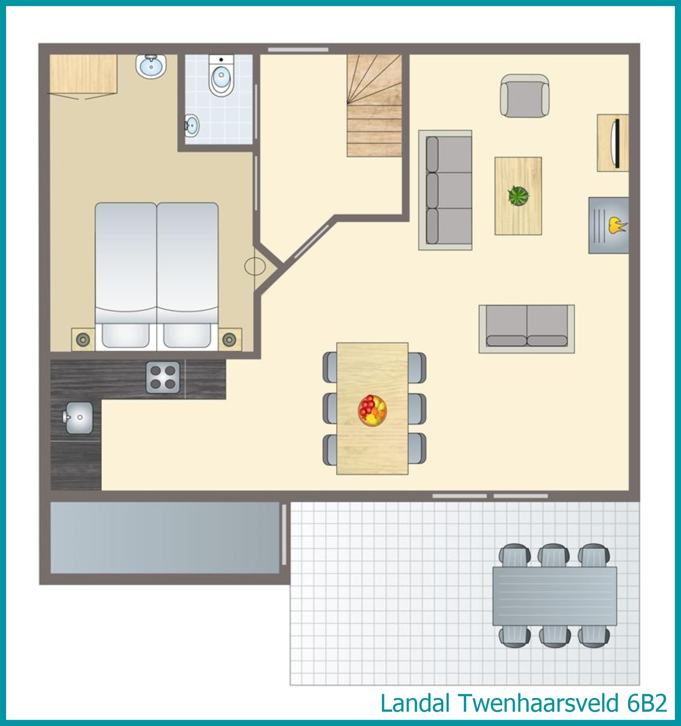 6-persoons bungalow 6B2 in Twenhaarsveld