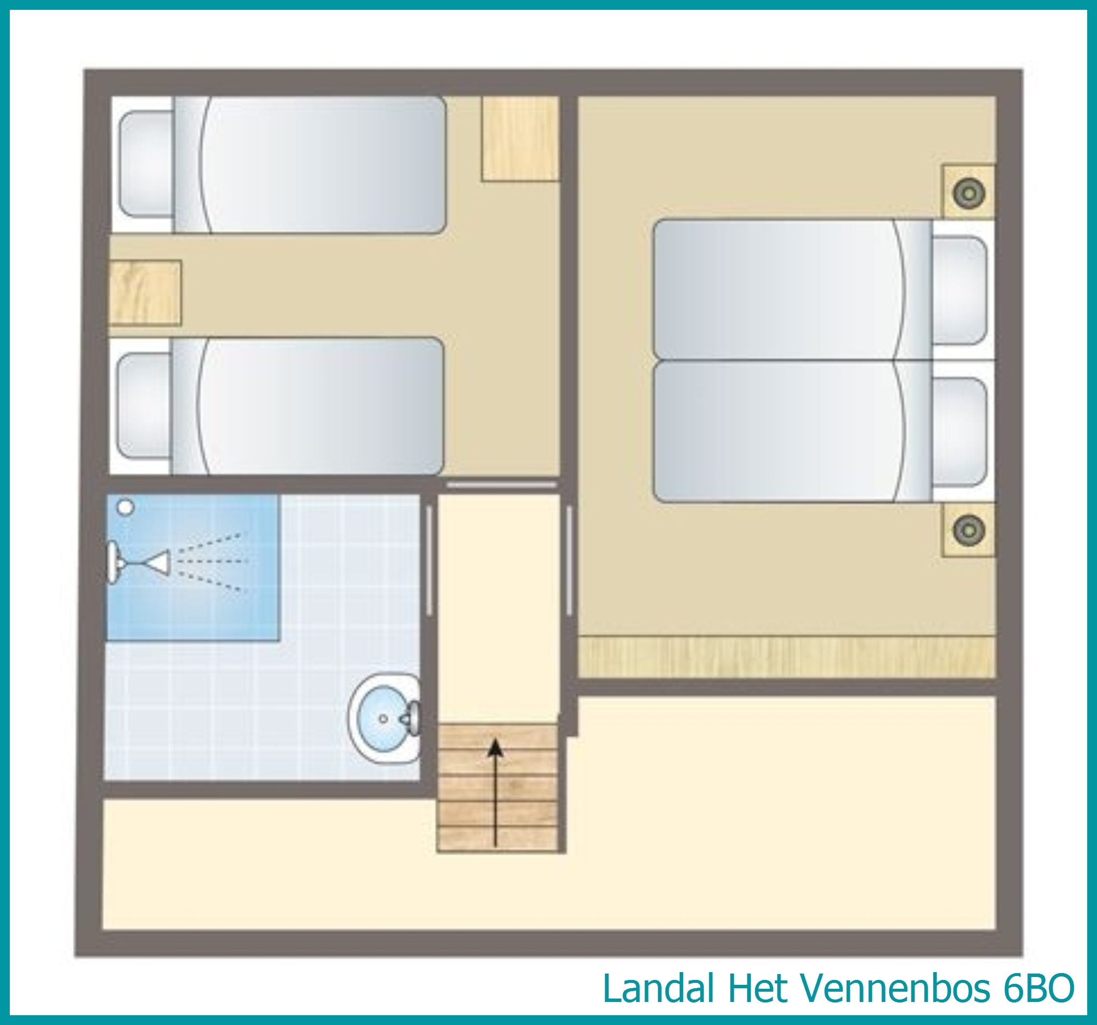 6-persoons bungalow 6BO in Het Vennenbos