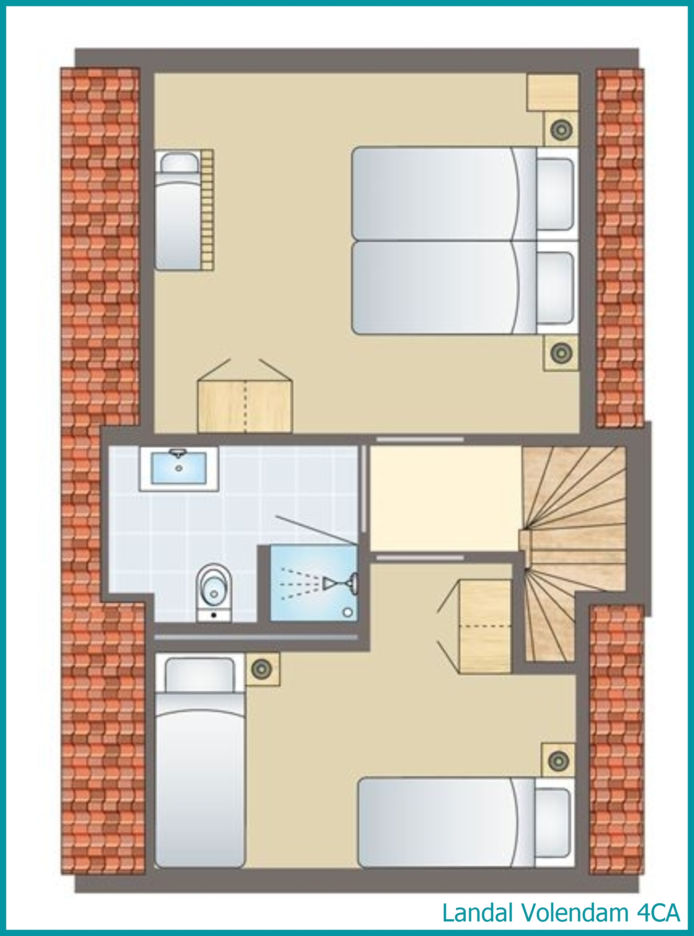 4-persoons appartement 4CA in Volendam